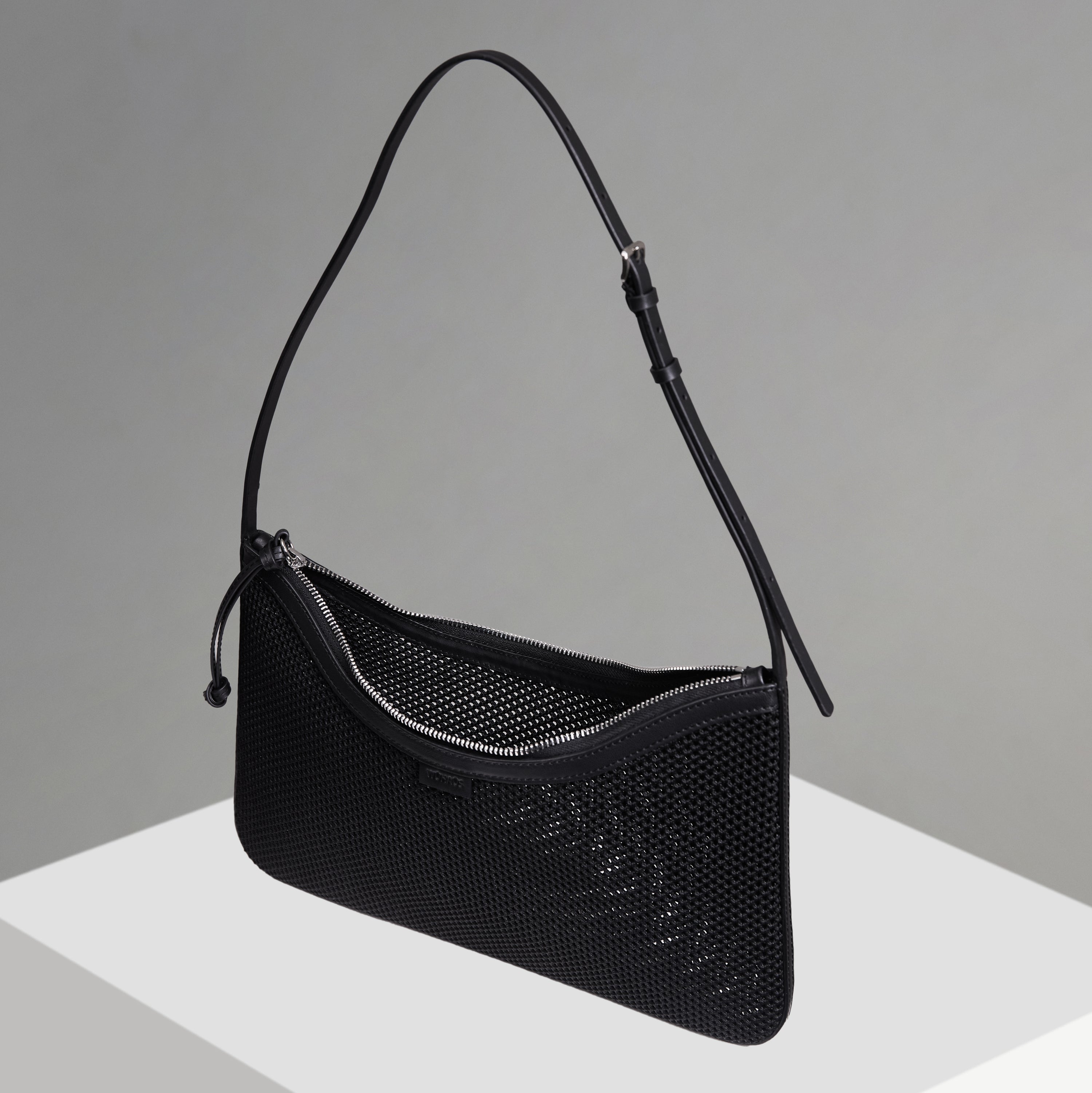 Veil Net Black Shoulder Bag
