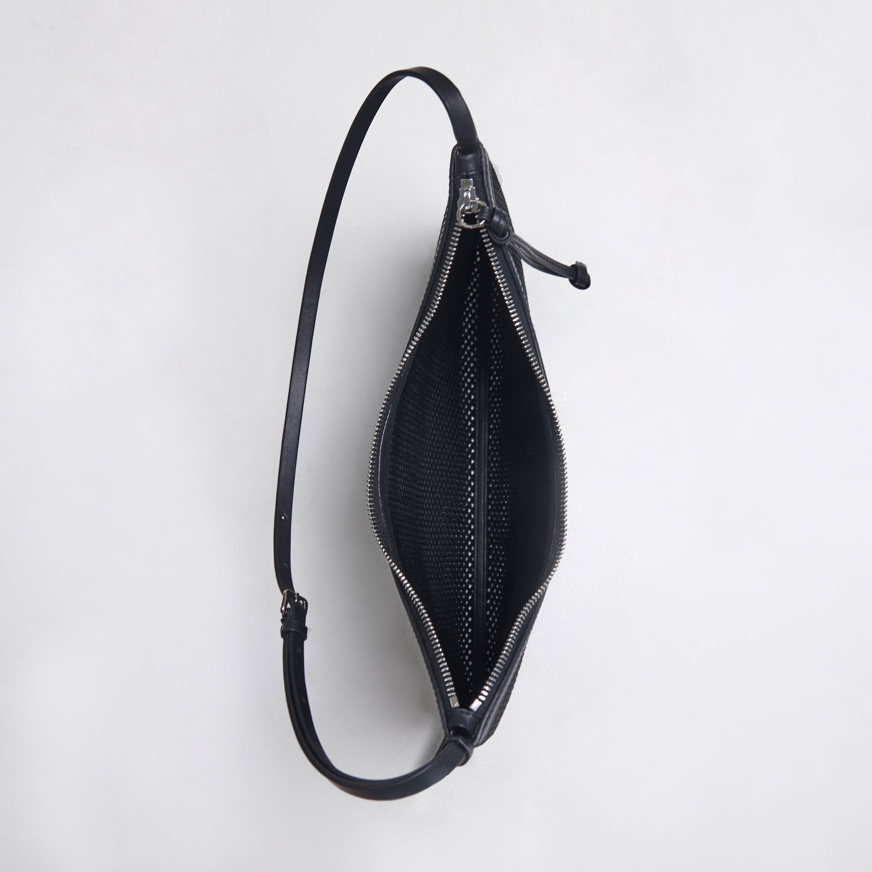 Veil Net Black Shoulder Bag