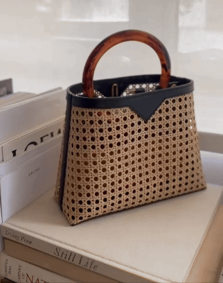 Miller 9 Rattan Nyonya Top Handle