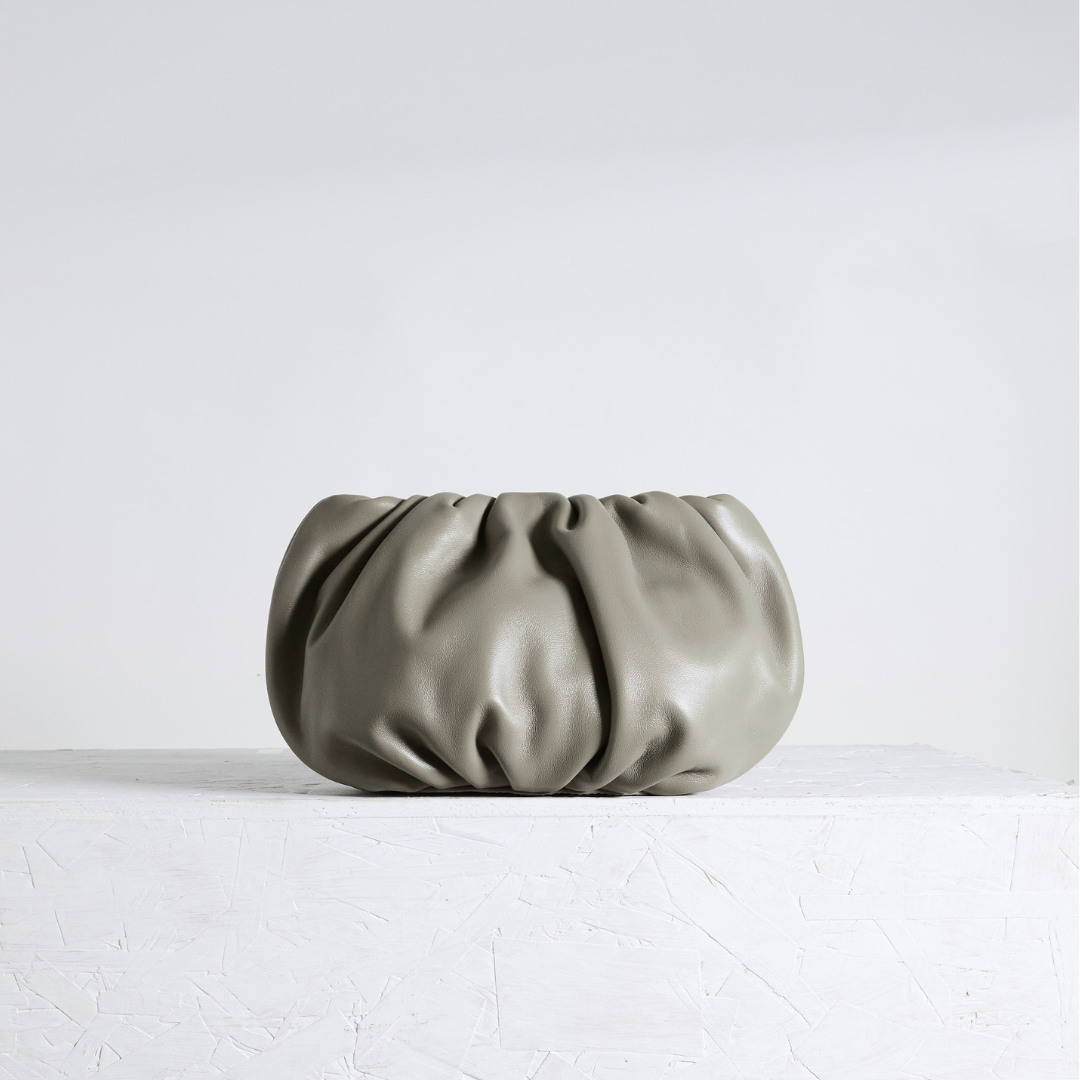 Bubble 10 Structural Lightweight Grey Clutch