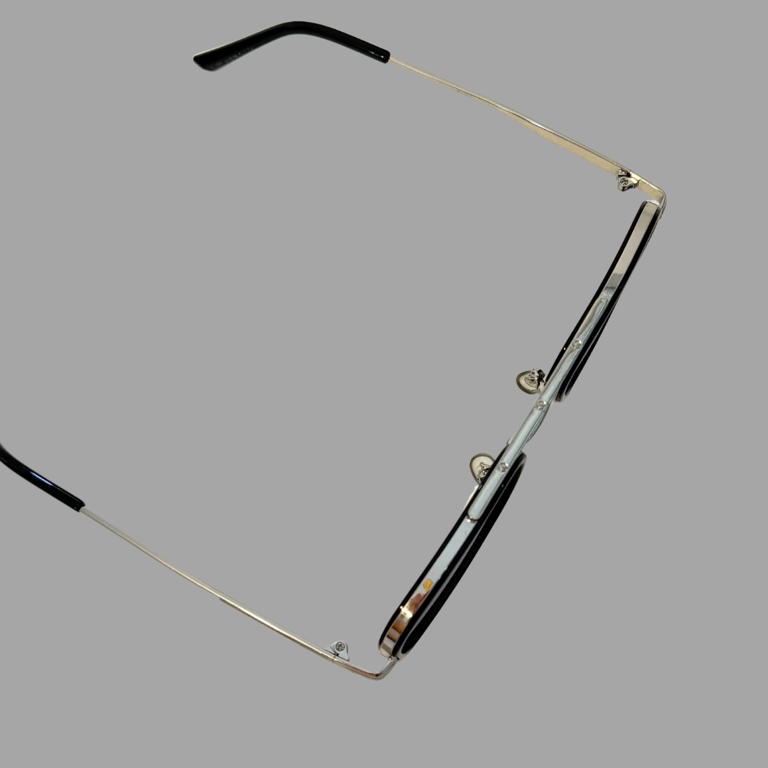 Sunglasses Aviator Silver Frame with Gradient Lenses