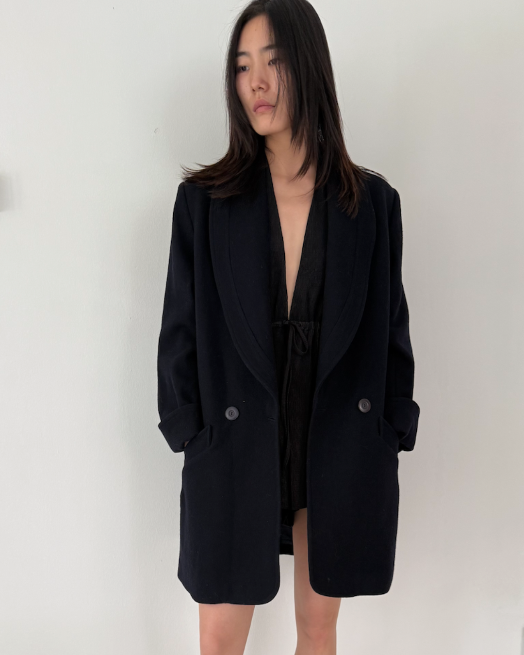 Vintage La Stagione Wool Blazer Coat