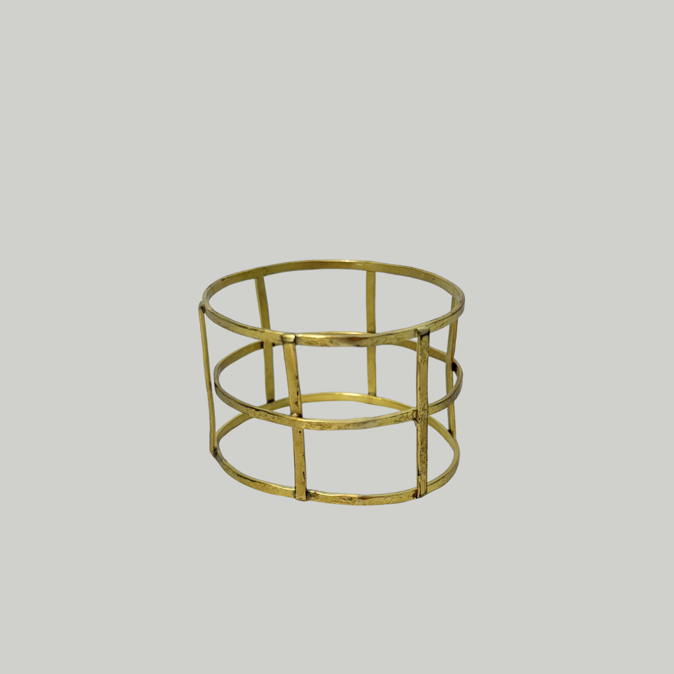 Vintage Gold Cage Style Cuff Bracelet