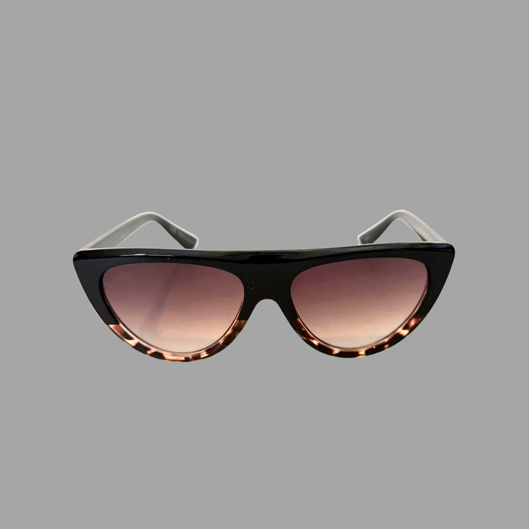 Sunglasses Stevie Tortoiseshell Acetate Flat Top Frame