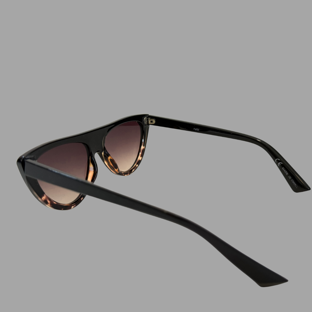 Sunglasses Stevie Tortoiseshell Acetate Flat Top Frame