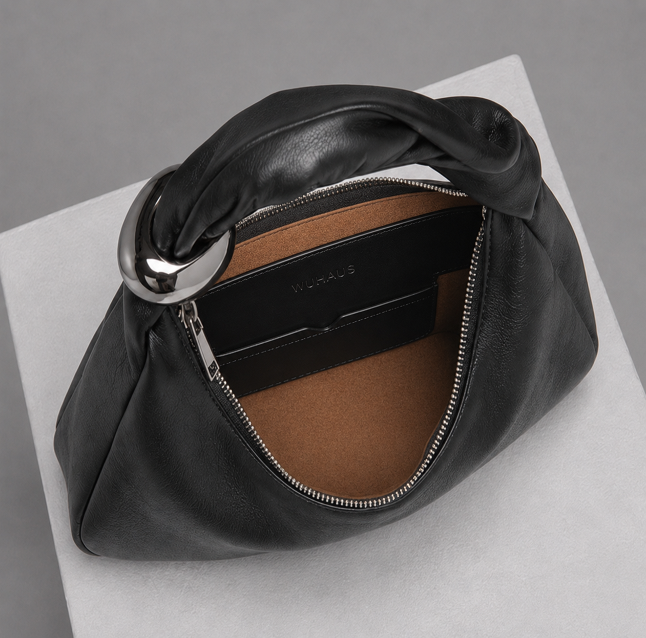 Orbit Lightweight Leather Sculptural Bag (COMING SOON)