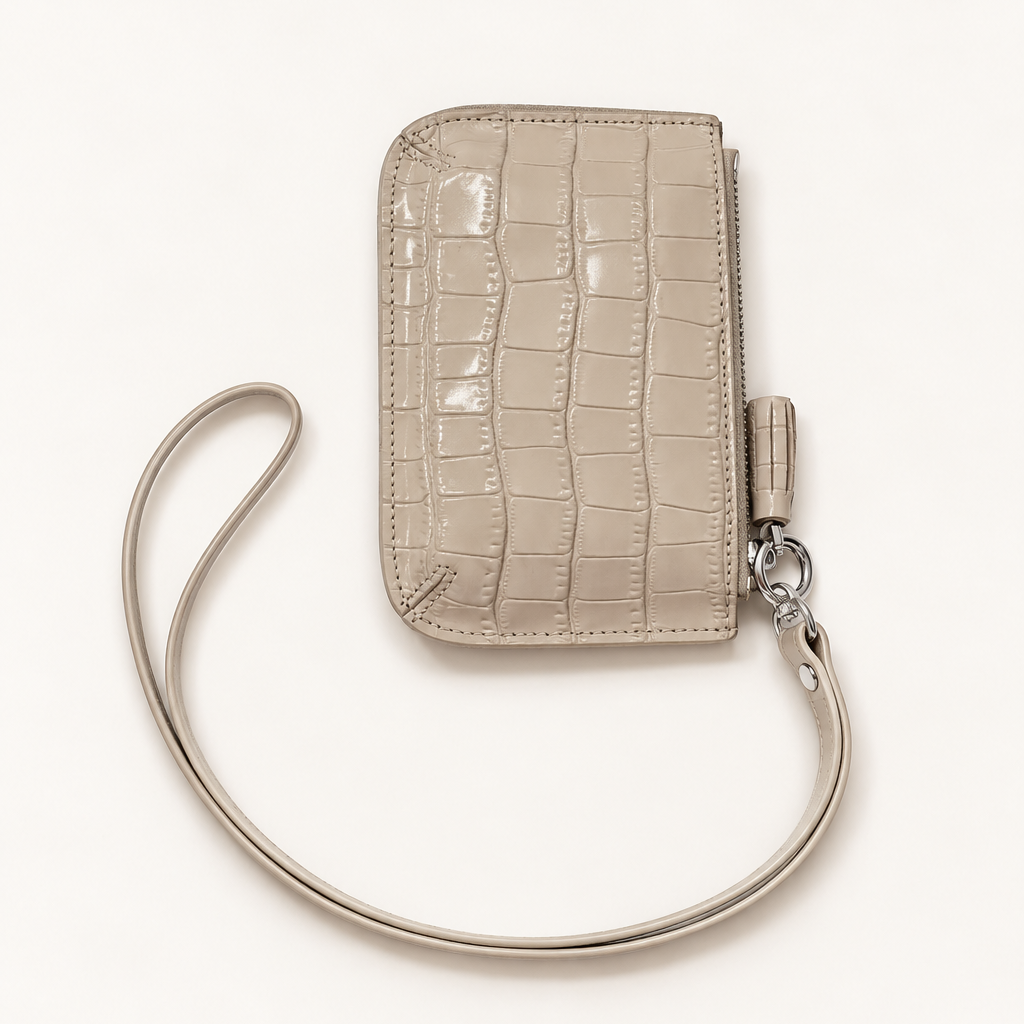 Le Coin Ivory Croco-Embossed (Coming Soon)