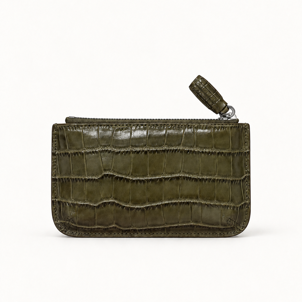 Le Coin Moss Croco-Embossed (Coming Soon)