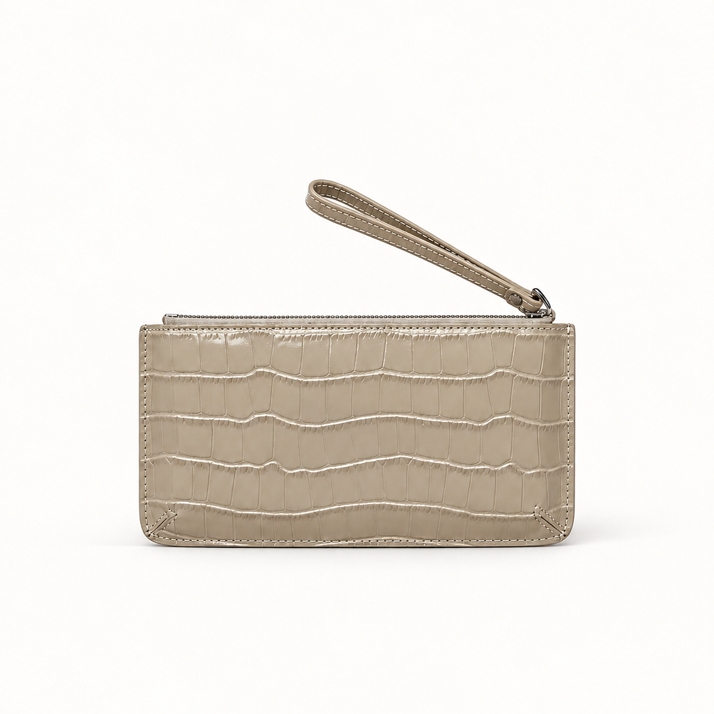 Le Coin Long Ivory Croco-Embossed (Coming Soon)