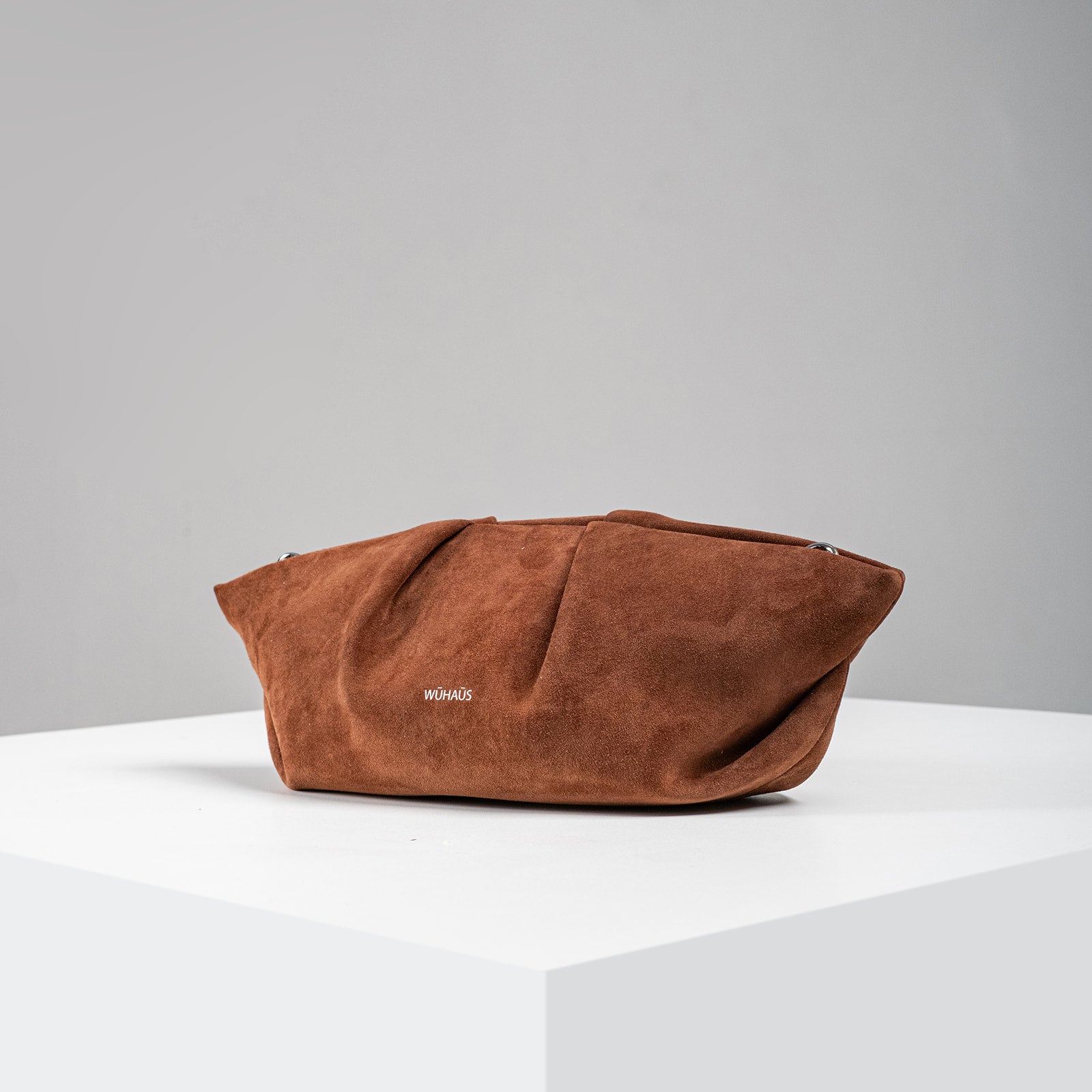 Mori Chocolate Lightweight Lamb Suede Clutch (COMING SOON)