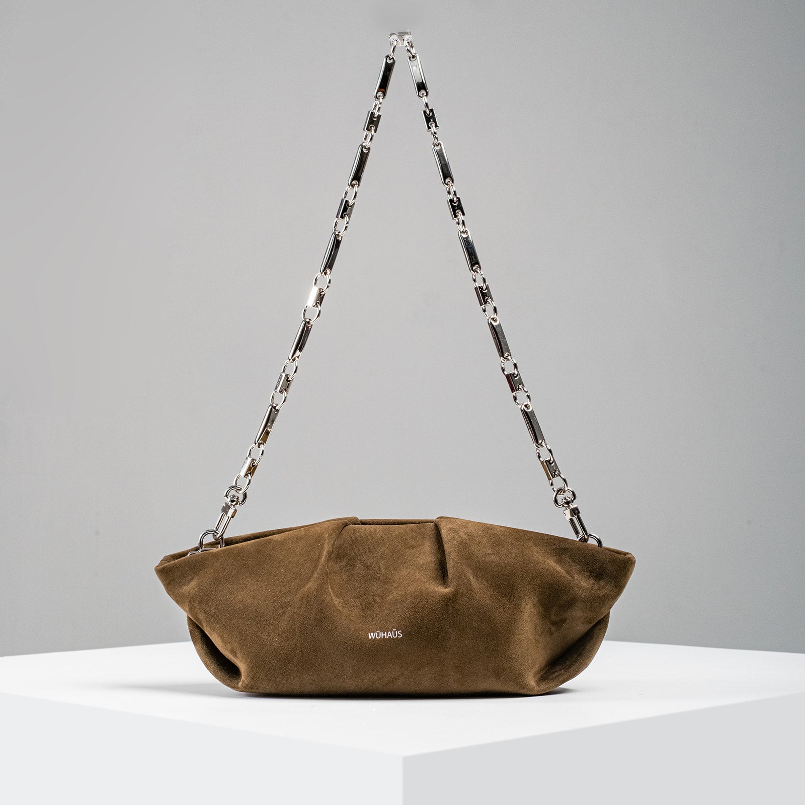 Mori Moss Suede Leather Clutch (COMING SOON)