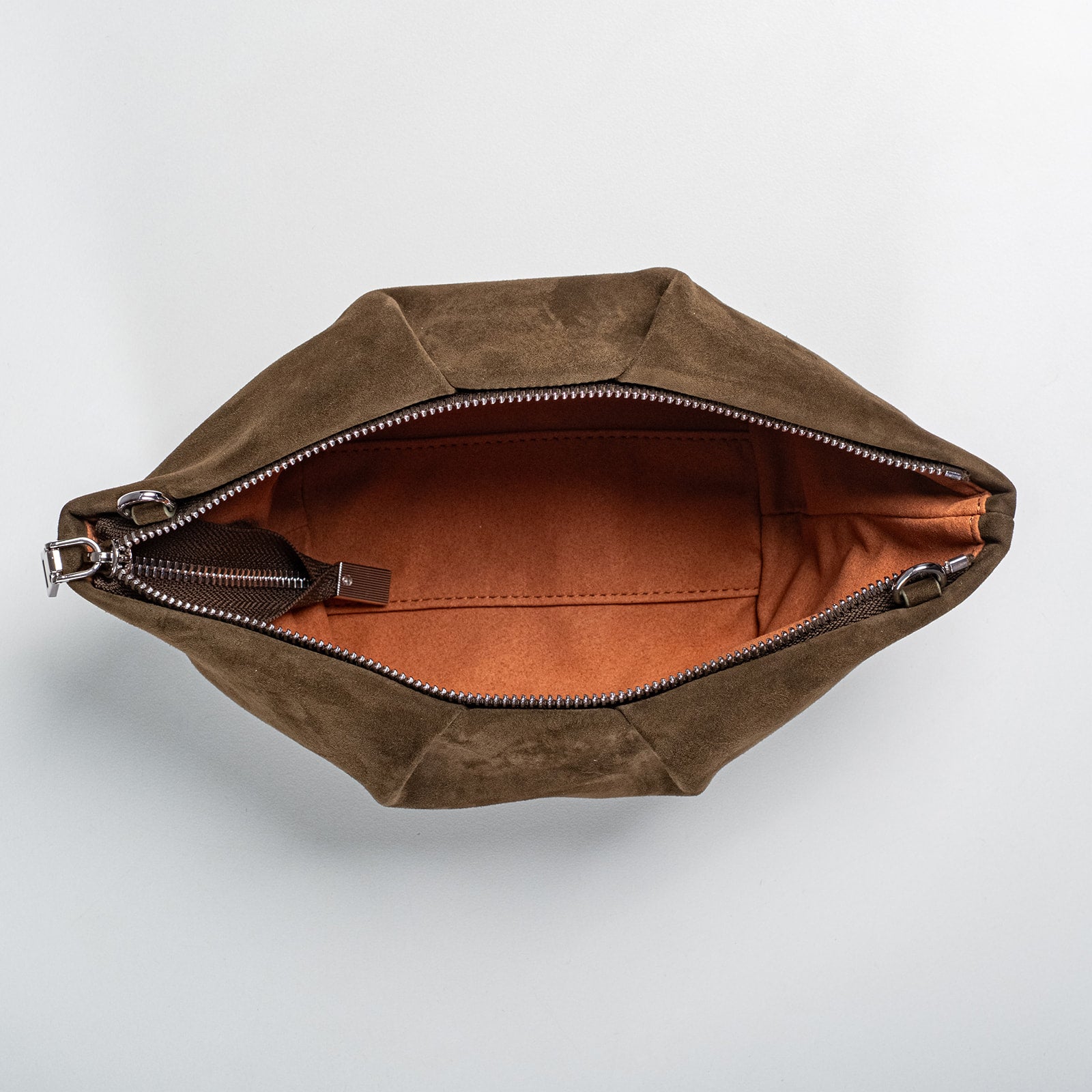 Mori Moss Suede Leather Clutch (COMING SOON)