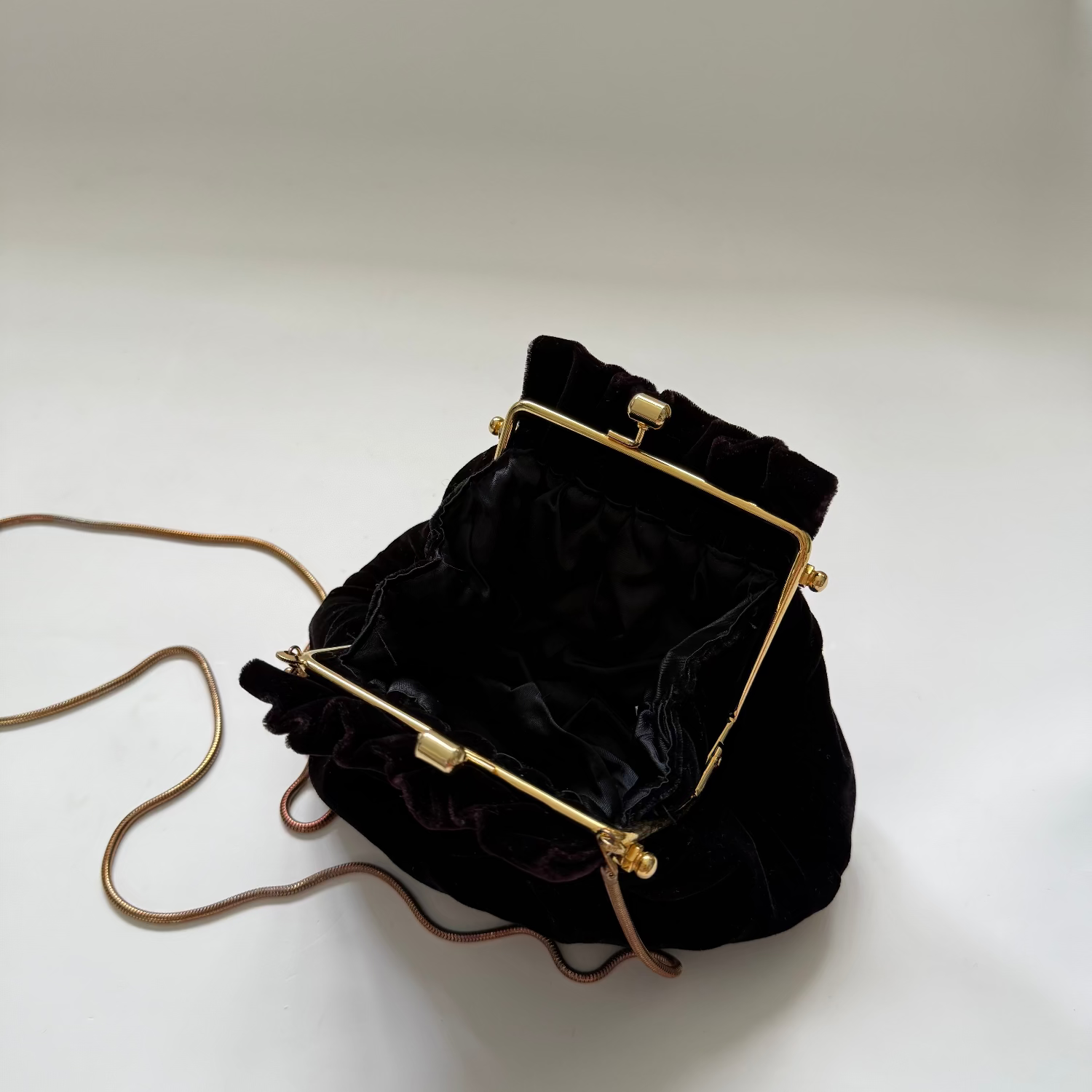 Vintage 70s Mini Velvet Party Purse