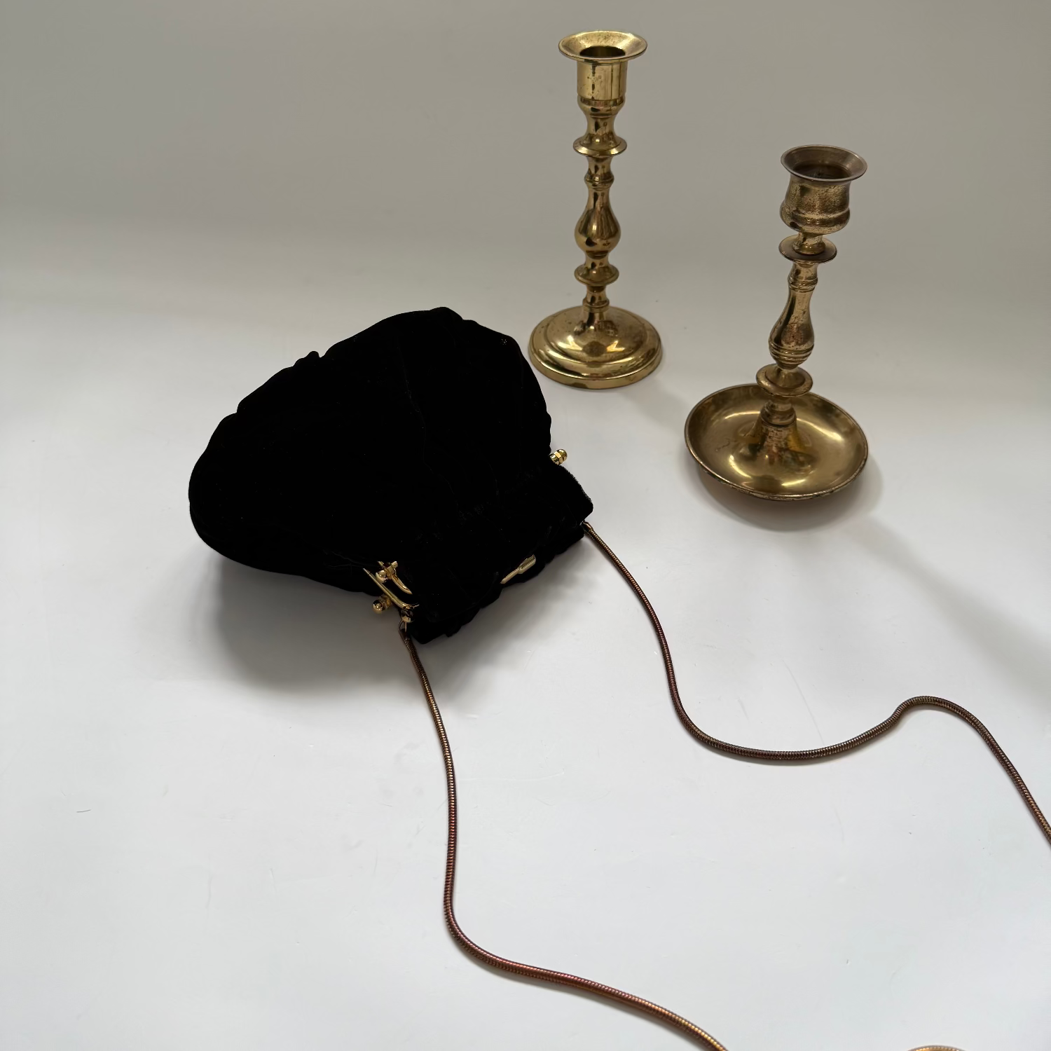 Vintage 70s Mini Velvet Party Purse