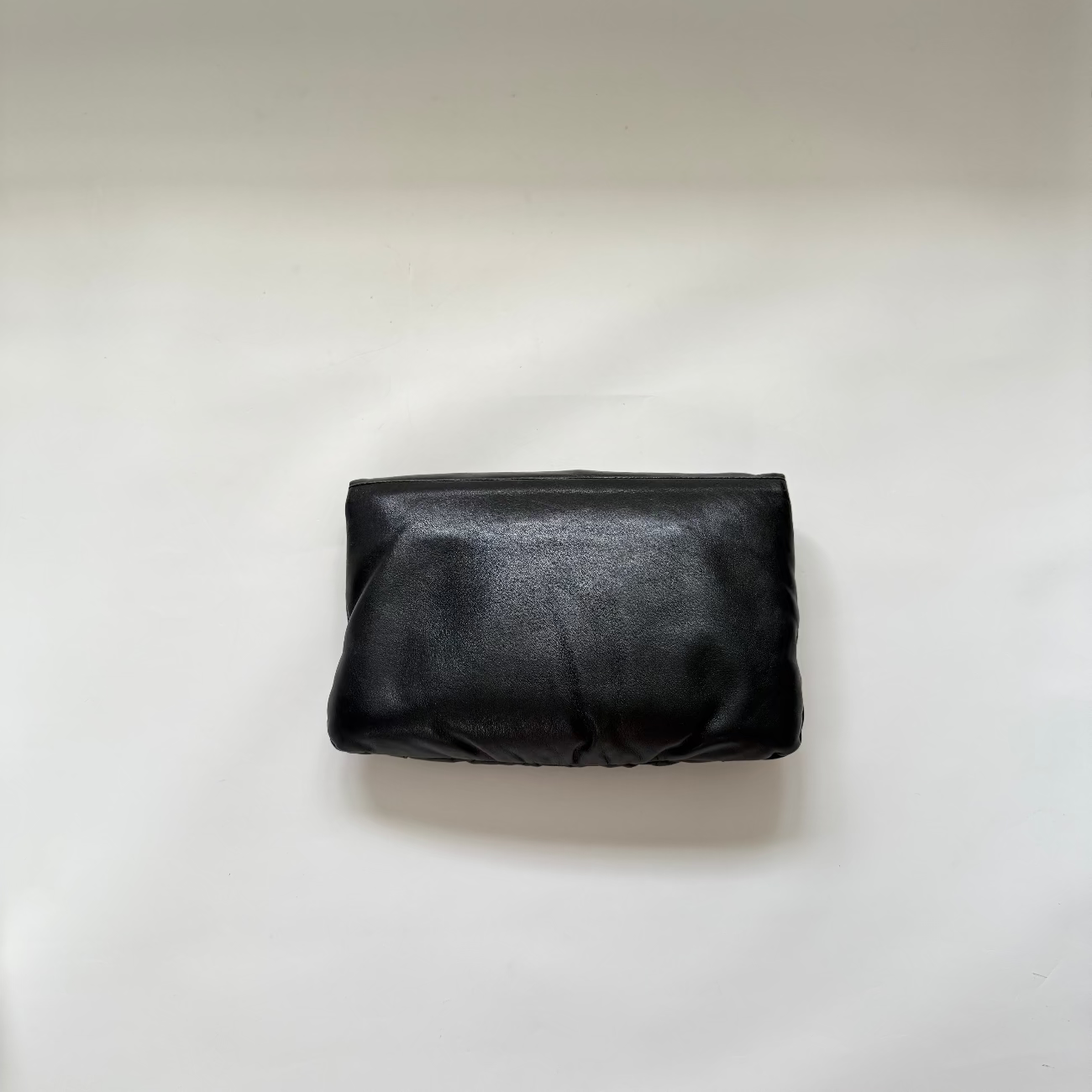 Vintage 70s Black Faigen Foldover Purse Bag