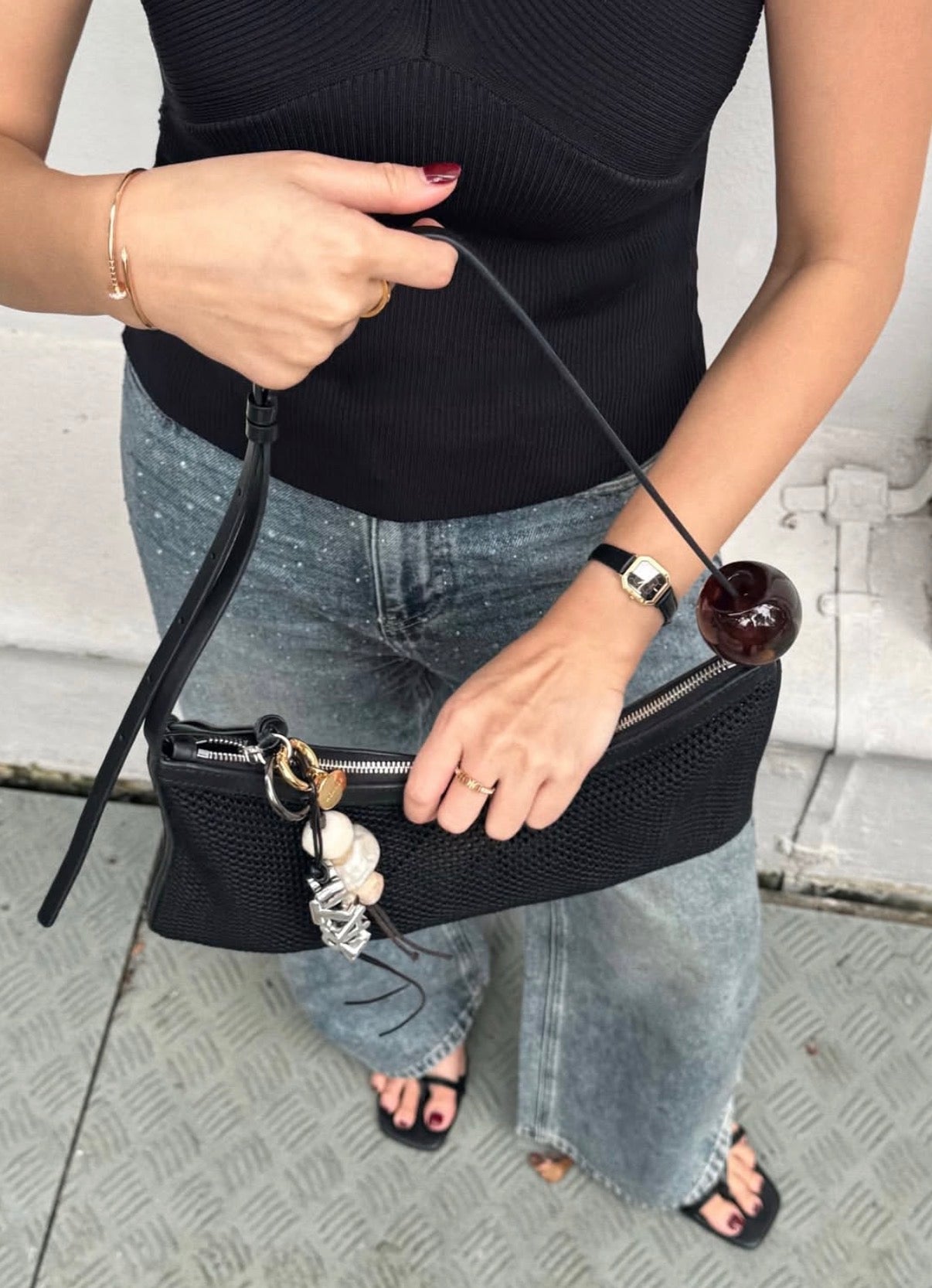 Veil Lightweight Sculptural Mesh Shoulder Bag