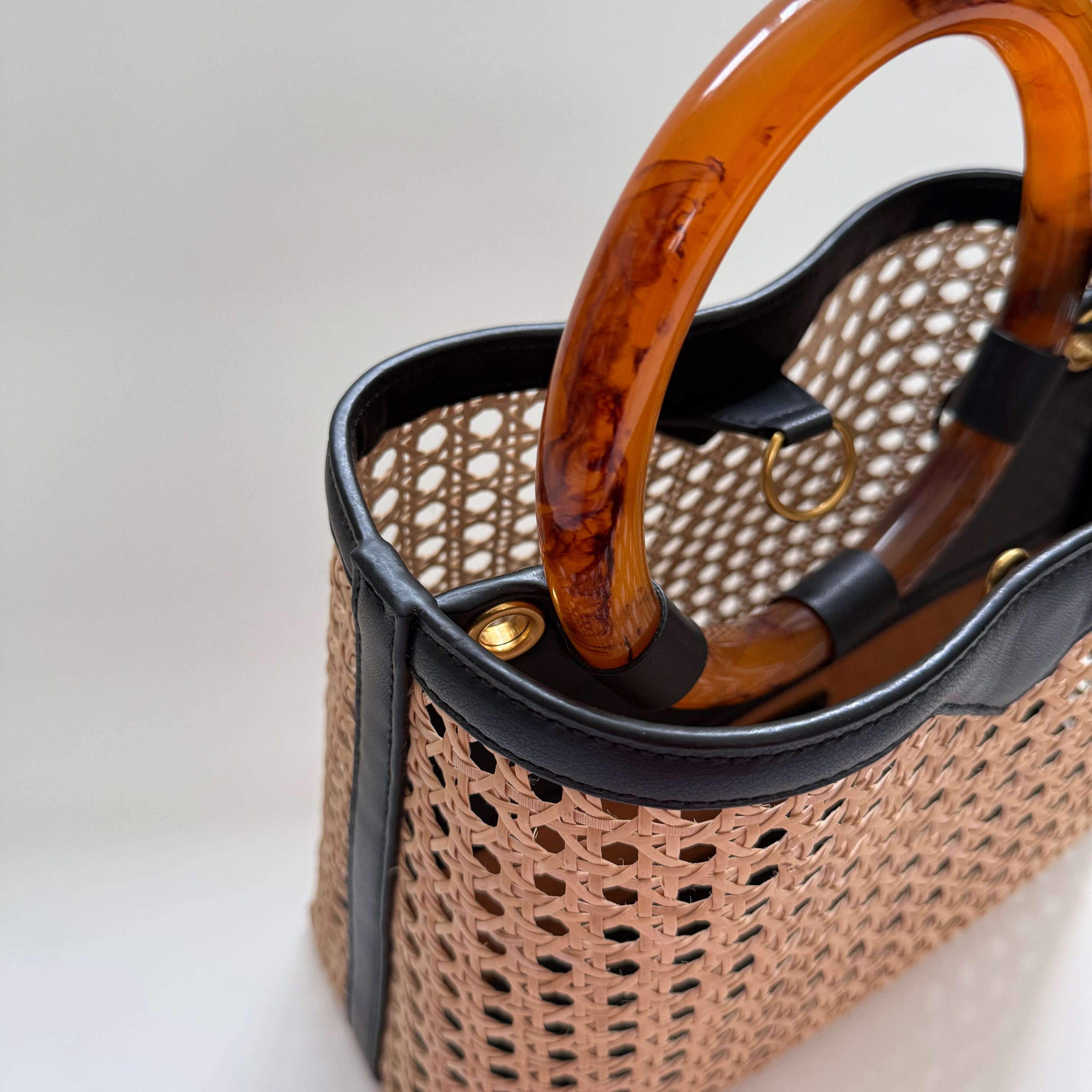 Miller 9 Rattan Nyonya Top Handle