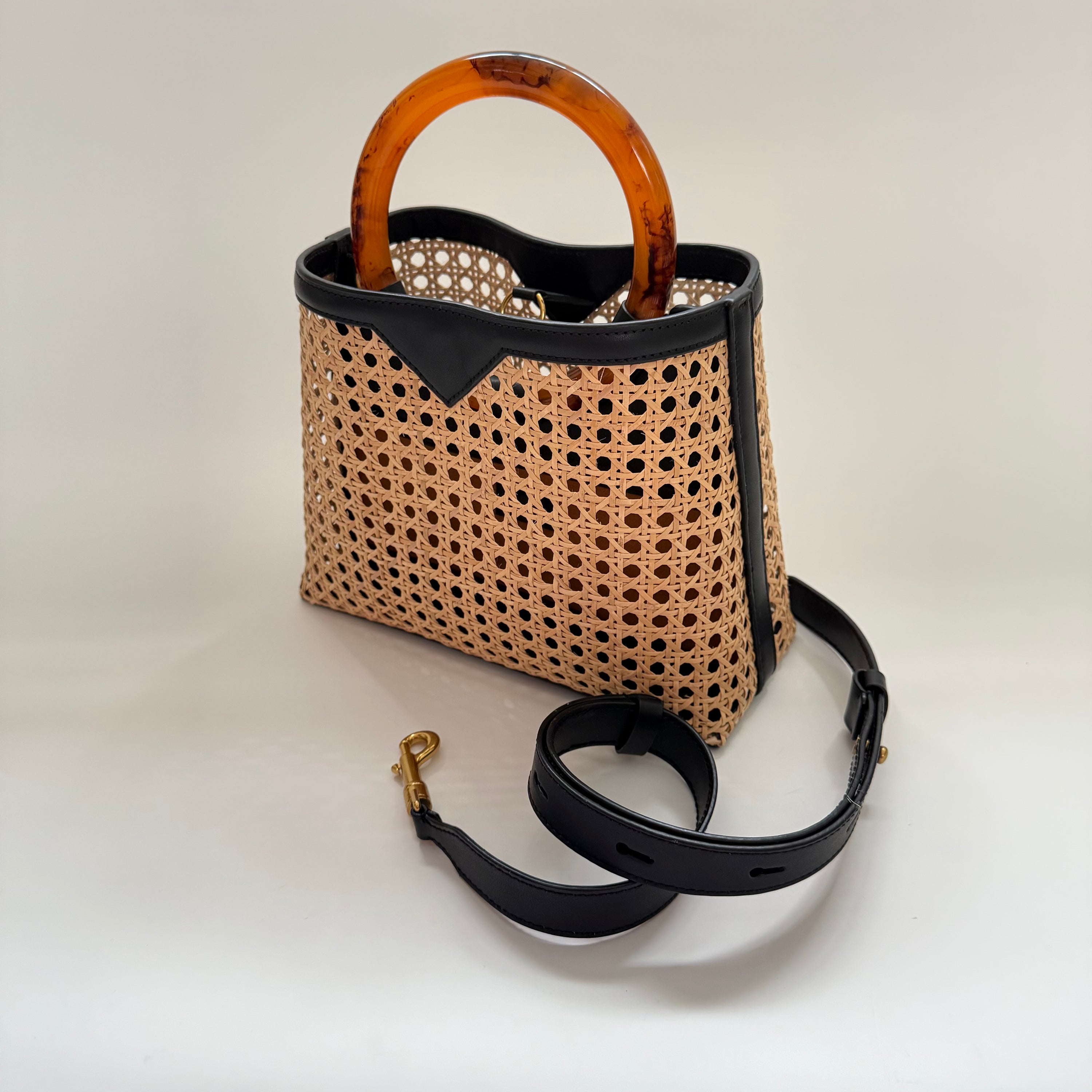 Miller 9 Rattan Nyonya Top Handle