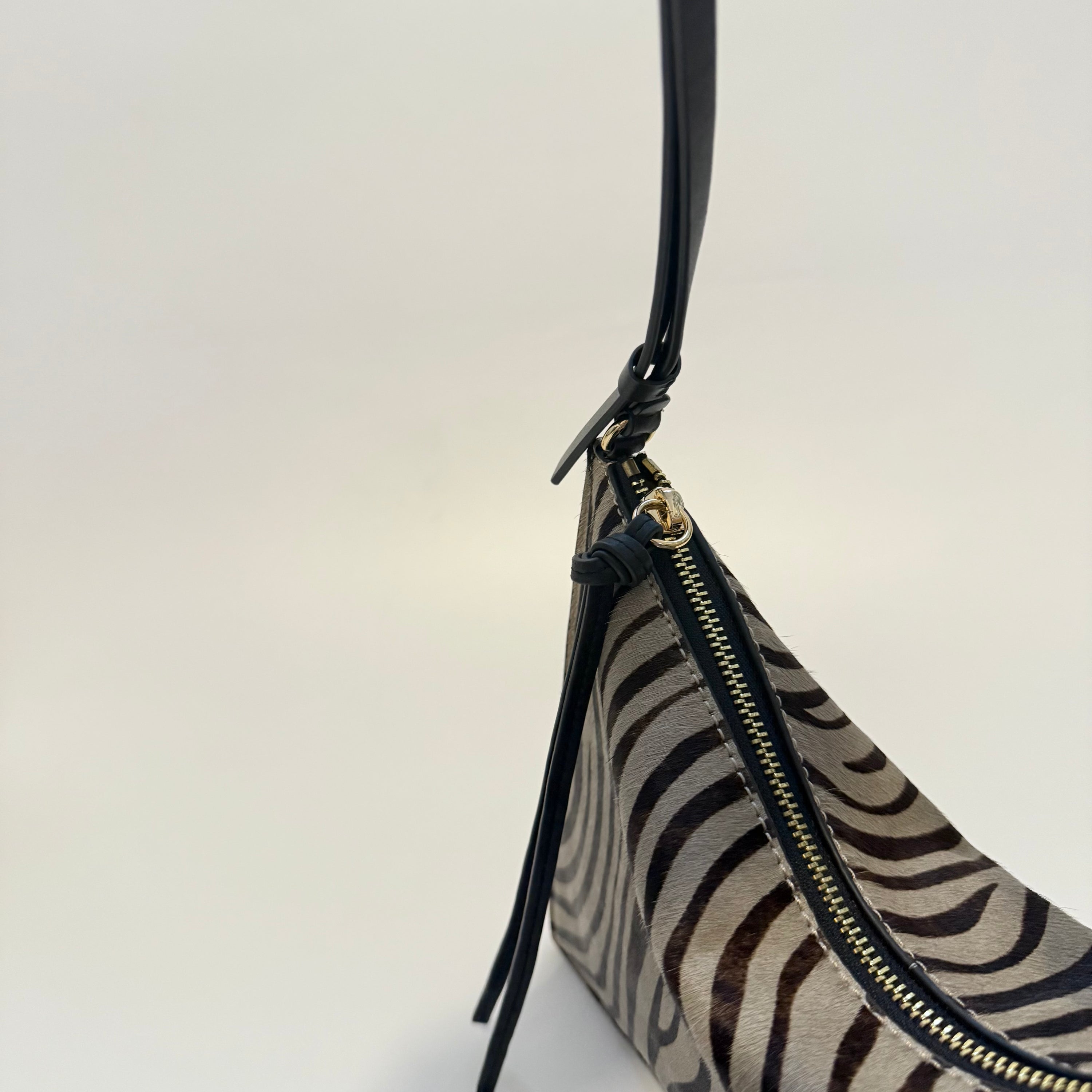 Babalon Rectangle Zebra Shoulder Bag