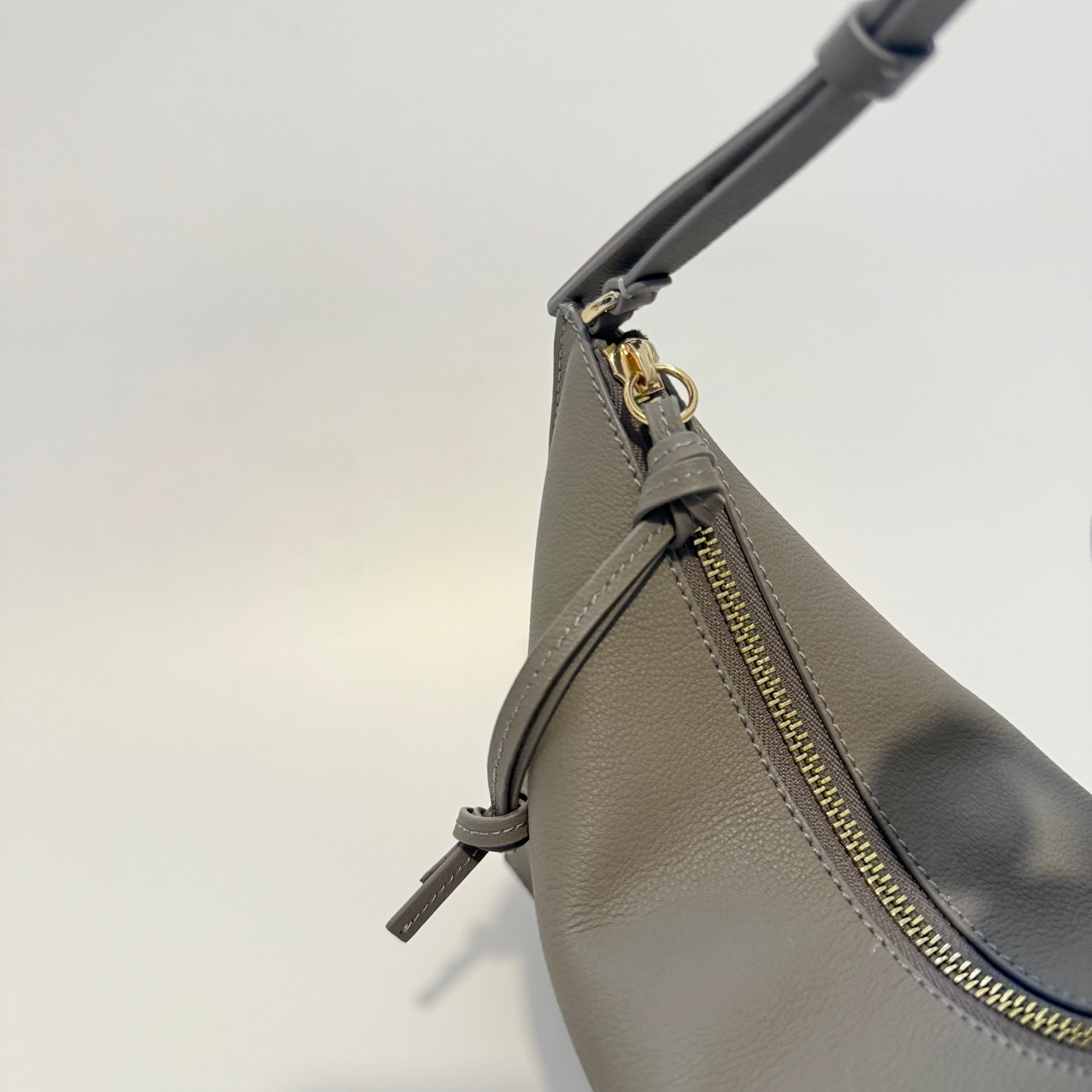 Babalon Rectangle Taupe Shoulder Bag