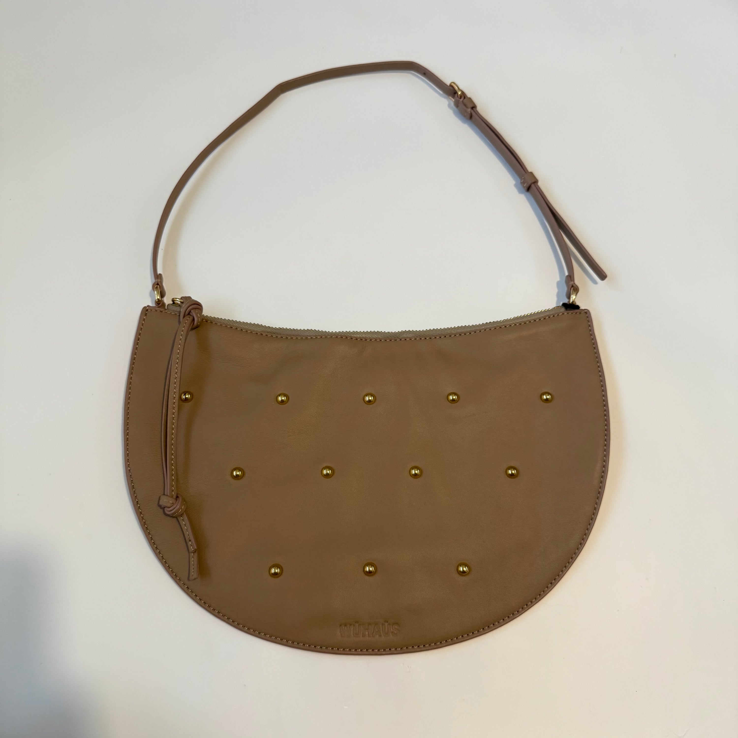Babalon Stud Desert Taupe Shoulder Bag