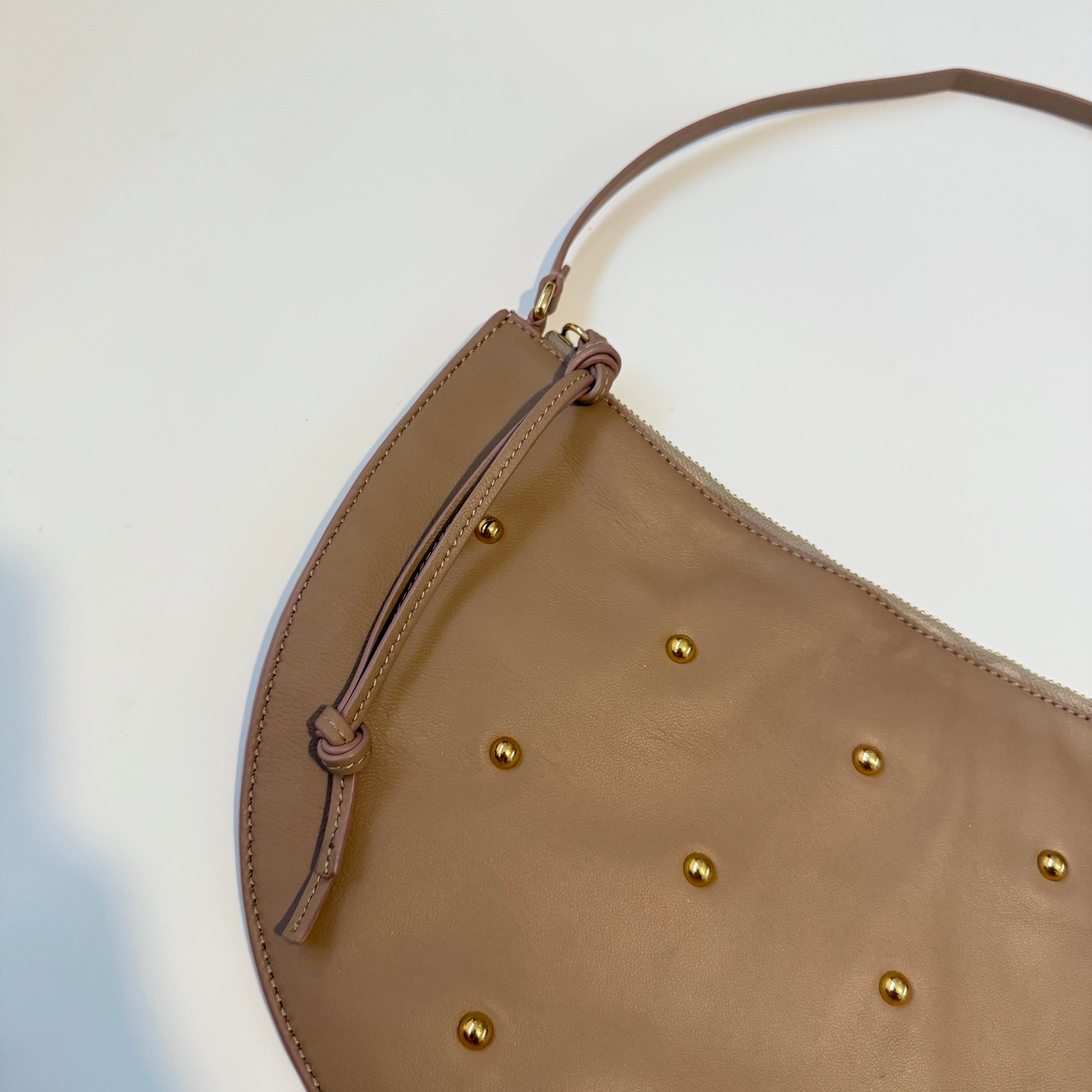Babalon Stud Desert Taupe Shoulder Bag