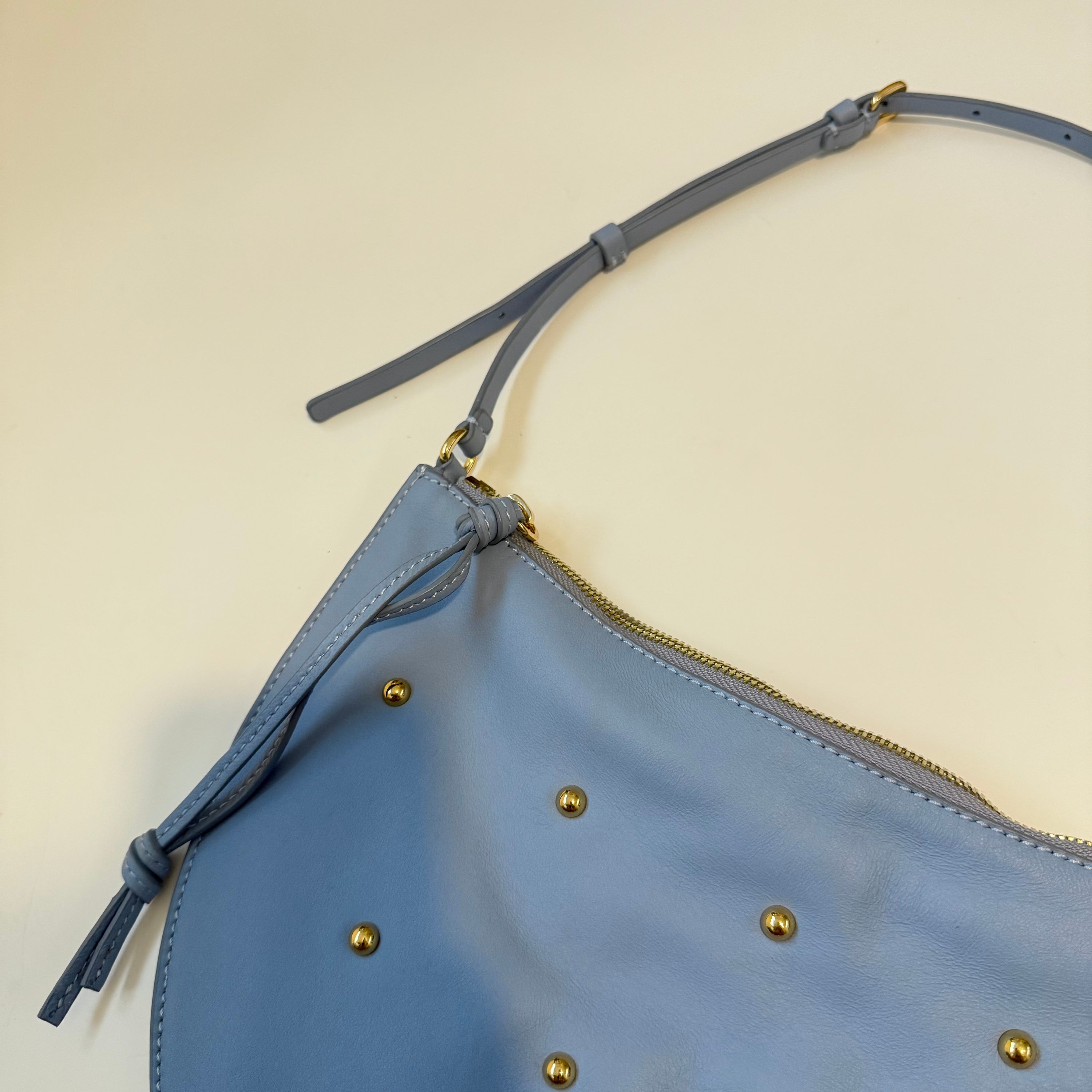 Babalon Stud Blue Shoulder Bag