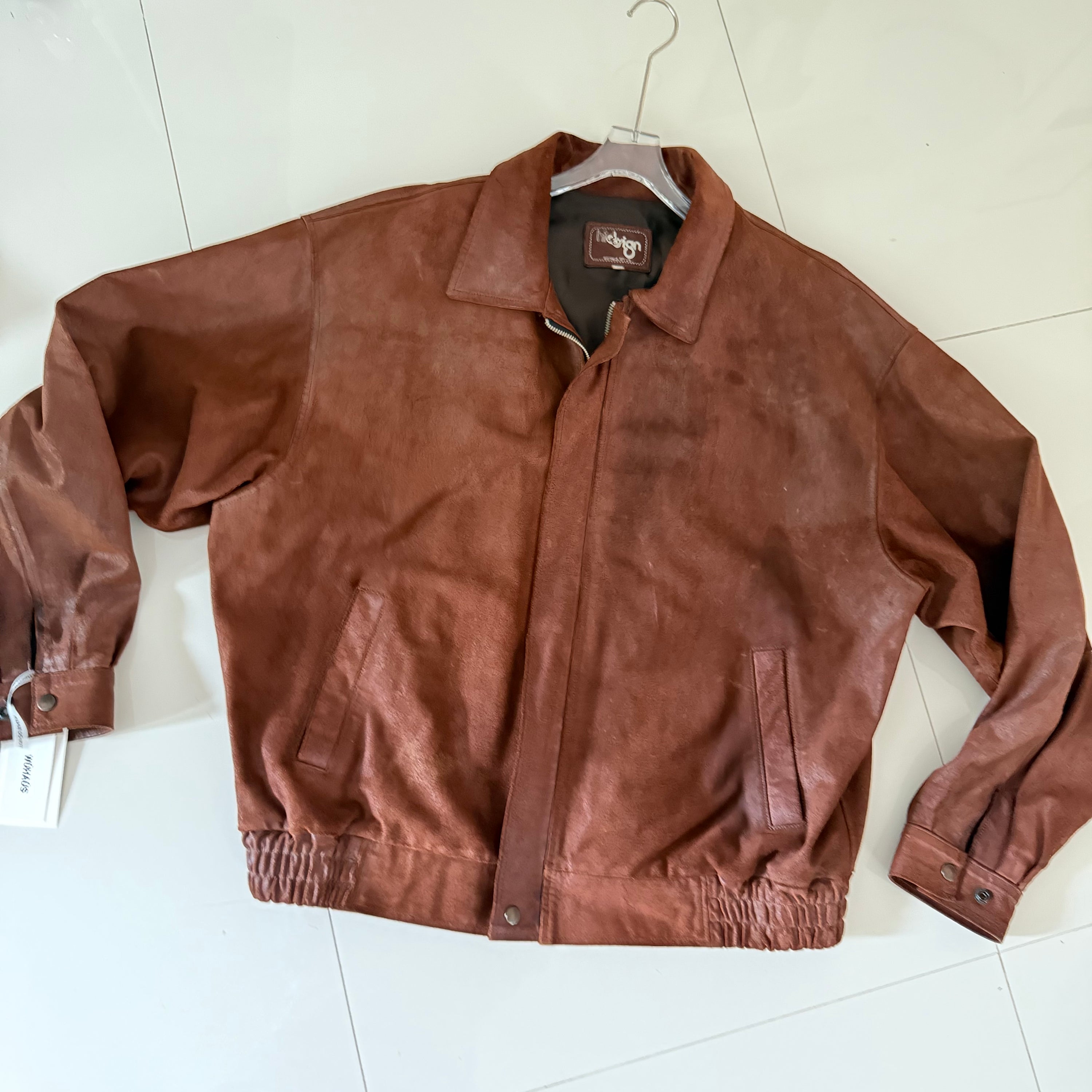 Vintage Brown Suede Jacket