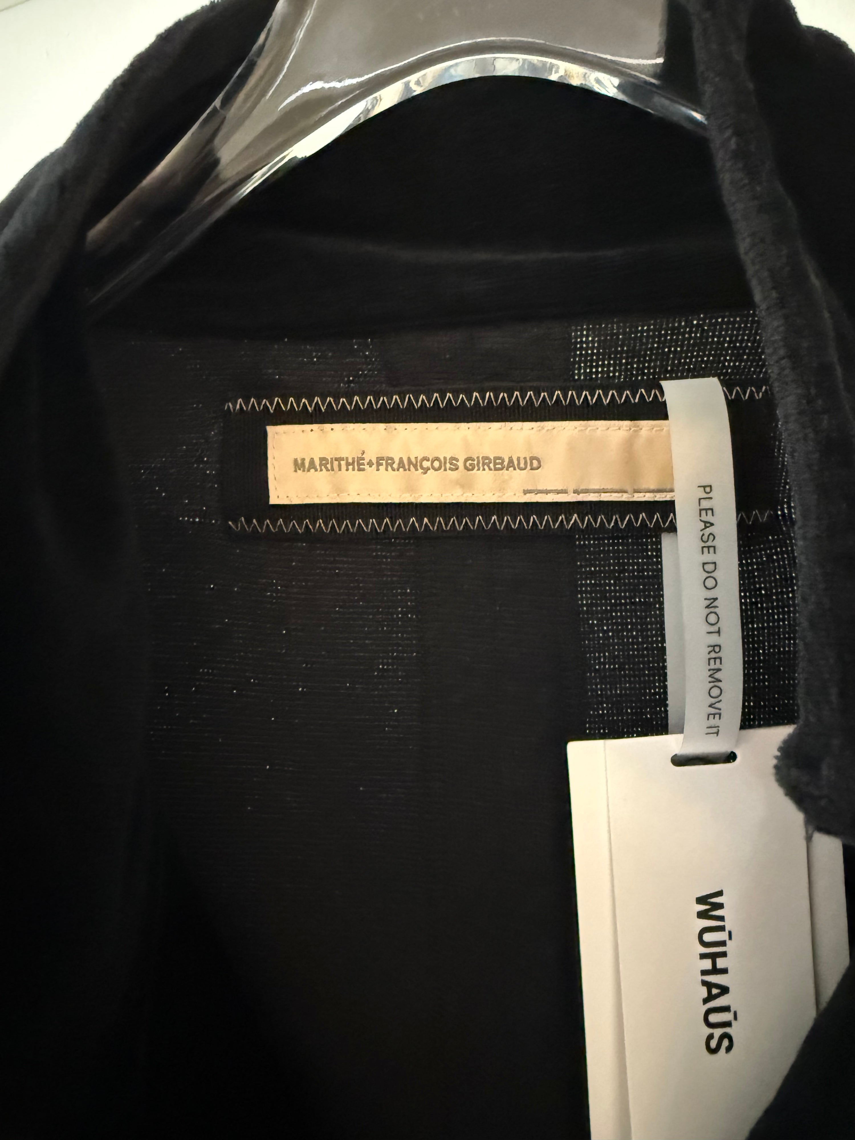 Vintage Marithé+Francois Girbaud Black Velvet Blazer Jacket