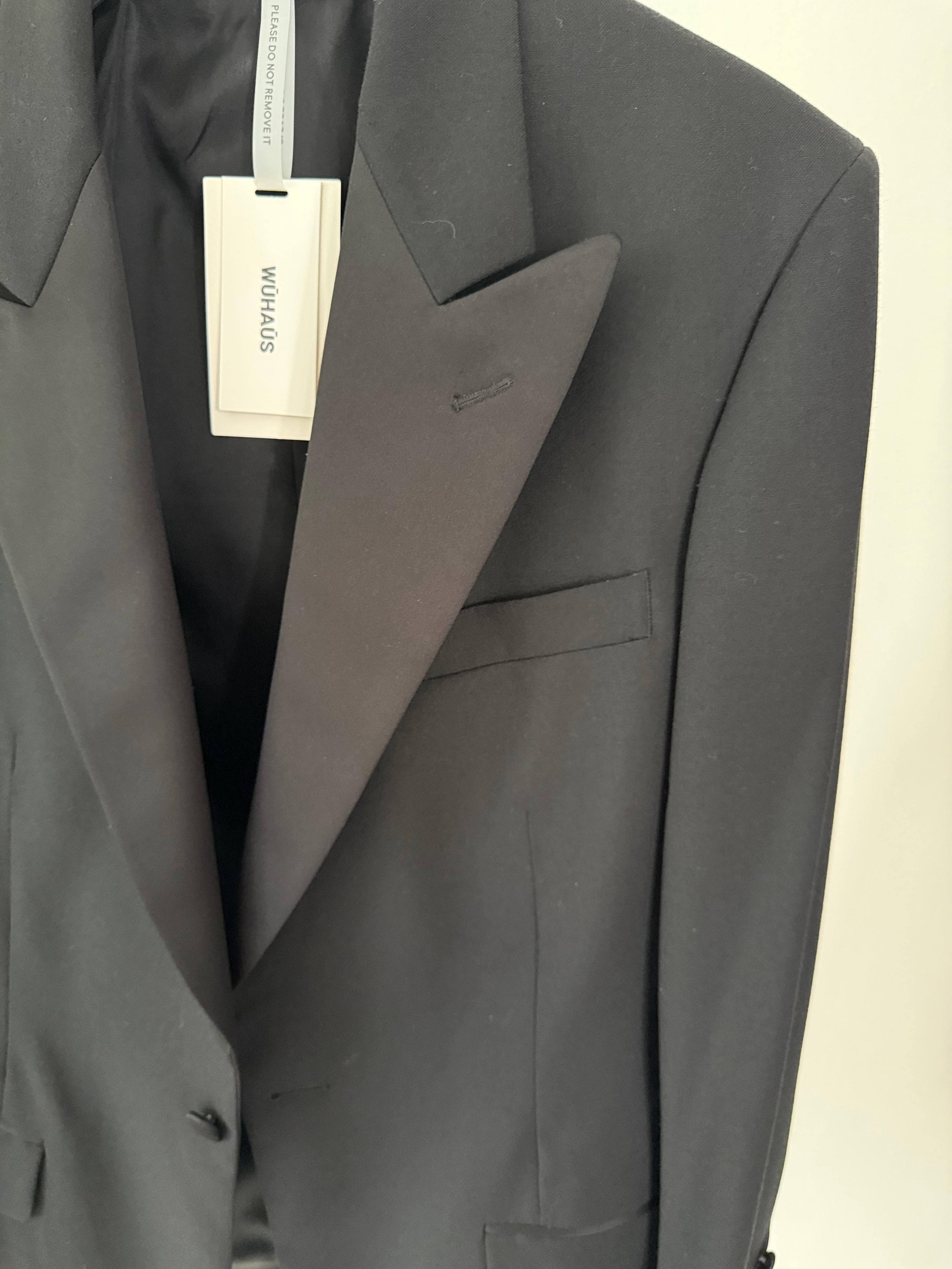 Vintage Brooks Brothers Black Satin Lapel Blazer