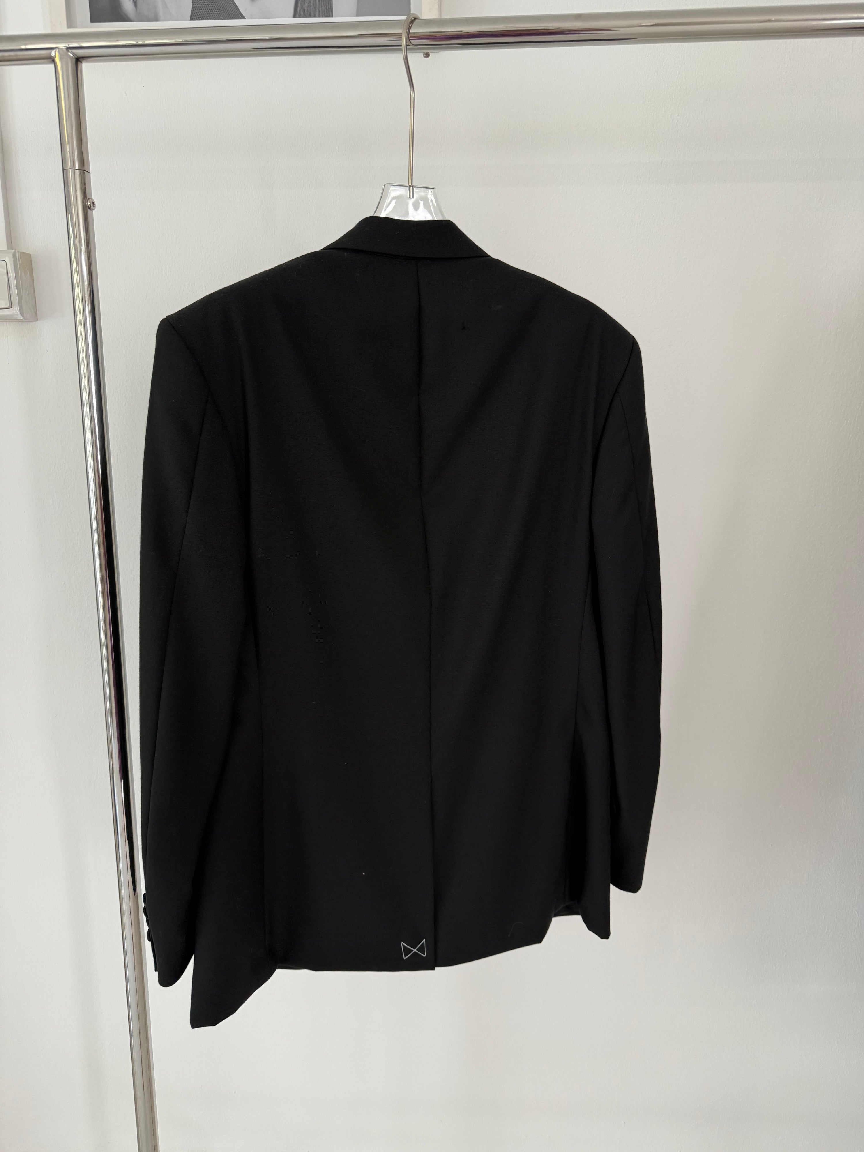 Vintage Brooks Brothers Black Satin Lapel Blazer