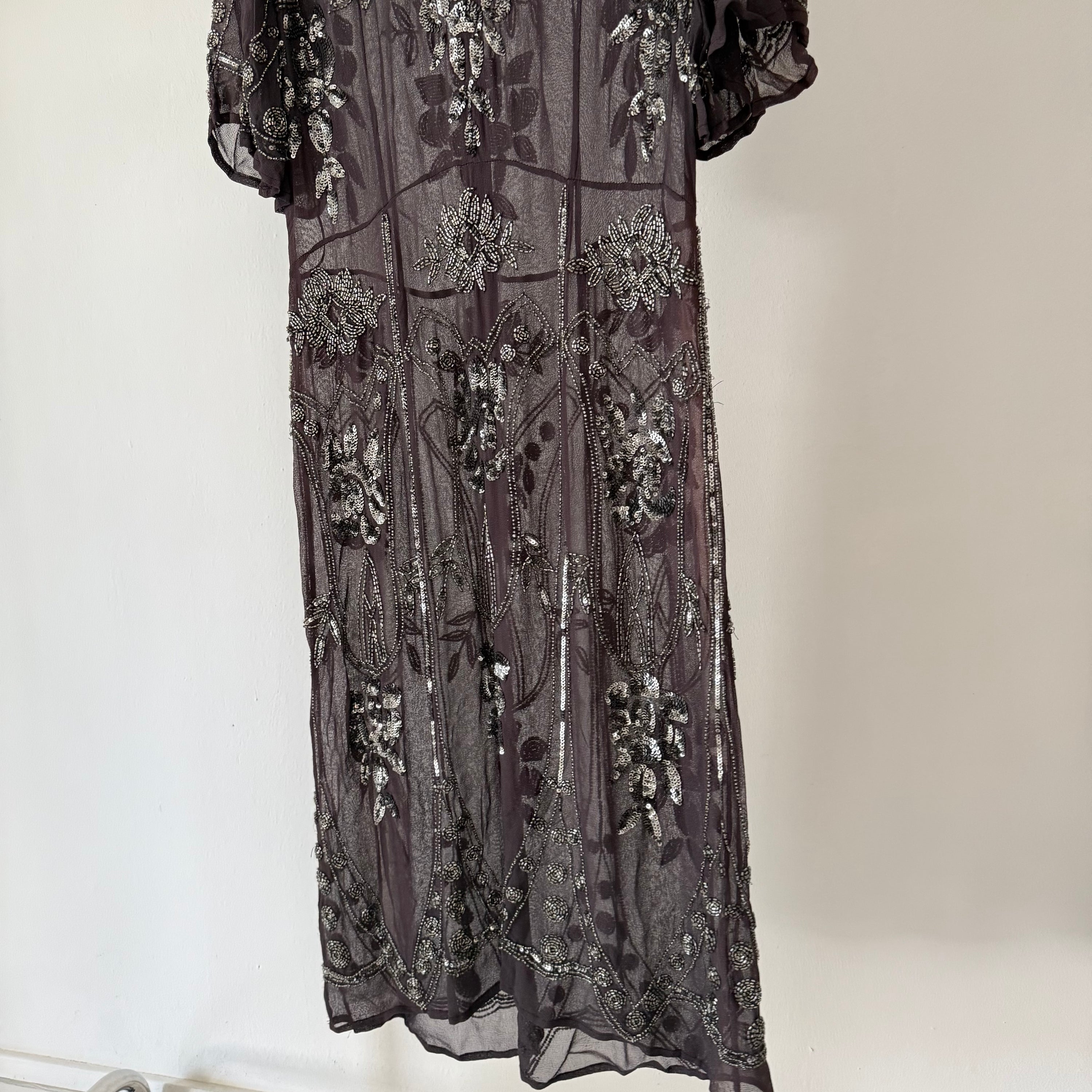 Vintage Alannah Hill Sheer Hand Beaded Dress