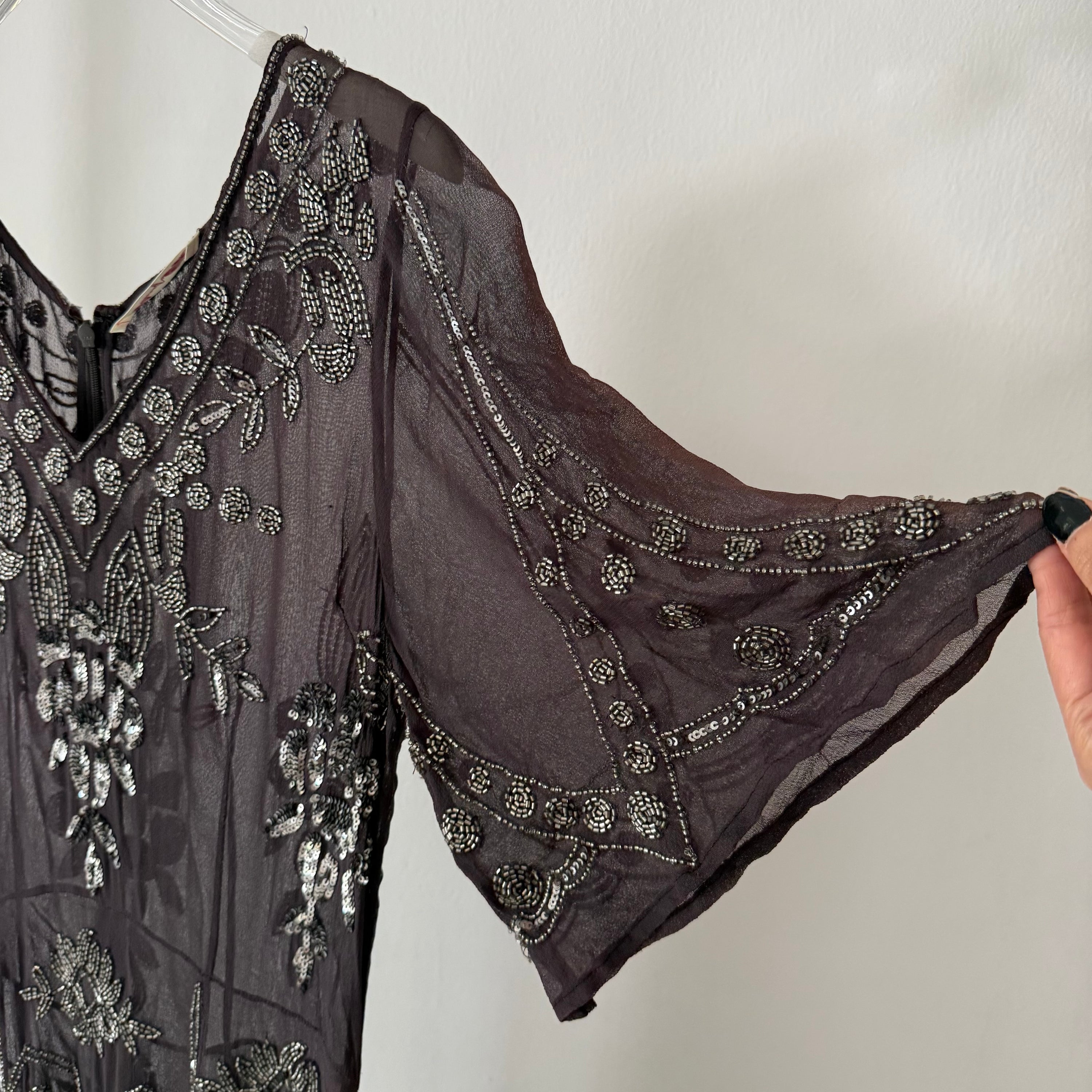 Vintage Alannah Hill Sheer Hand Beaded Dress
