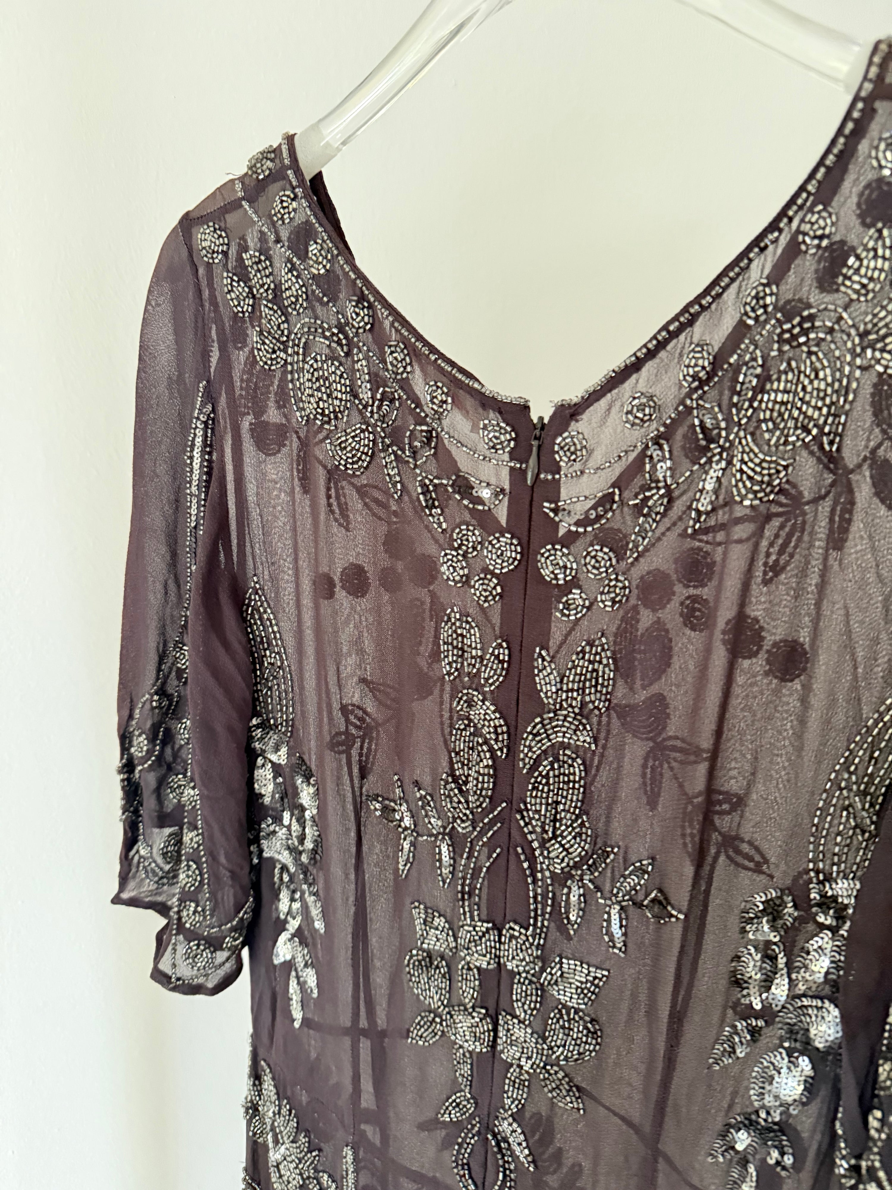 Vintage Alannah Hill Sheer Hand Beaded Dress