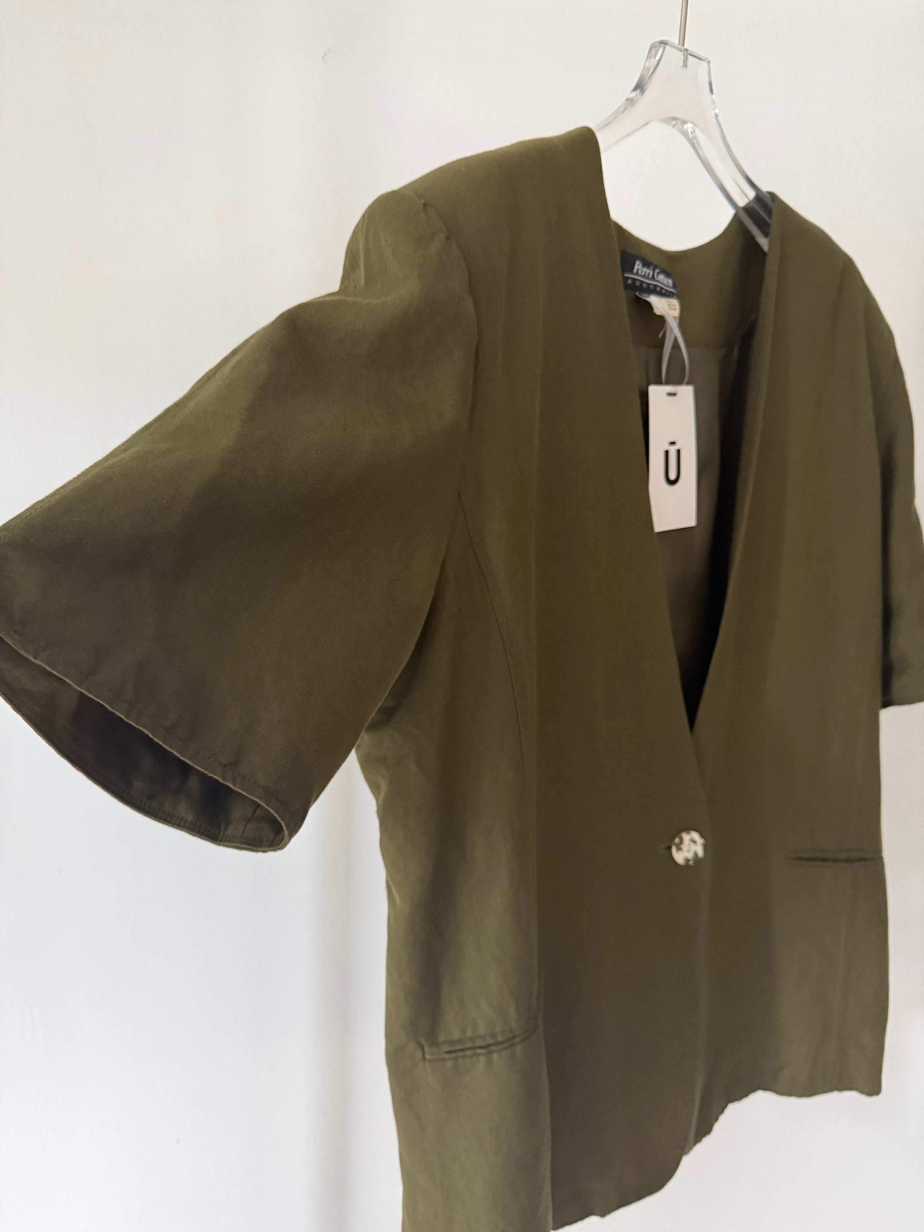 Vintage Perri Gutten Moss Green Shirt