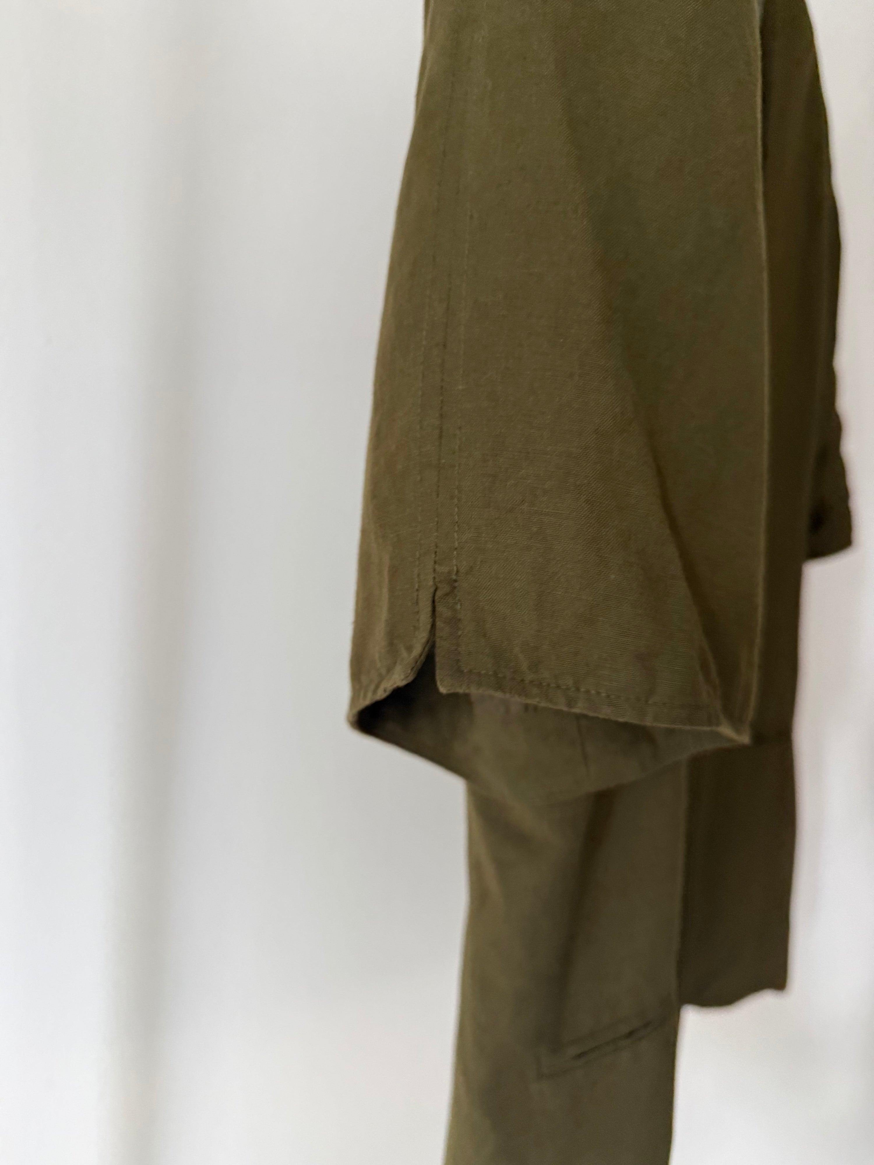 Vintage Perri Gutten Moss Green Shirt