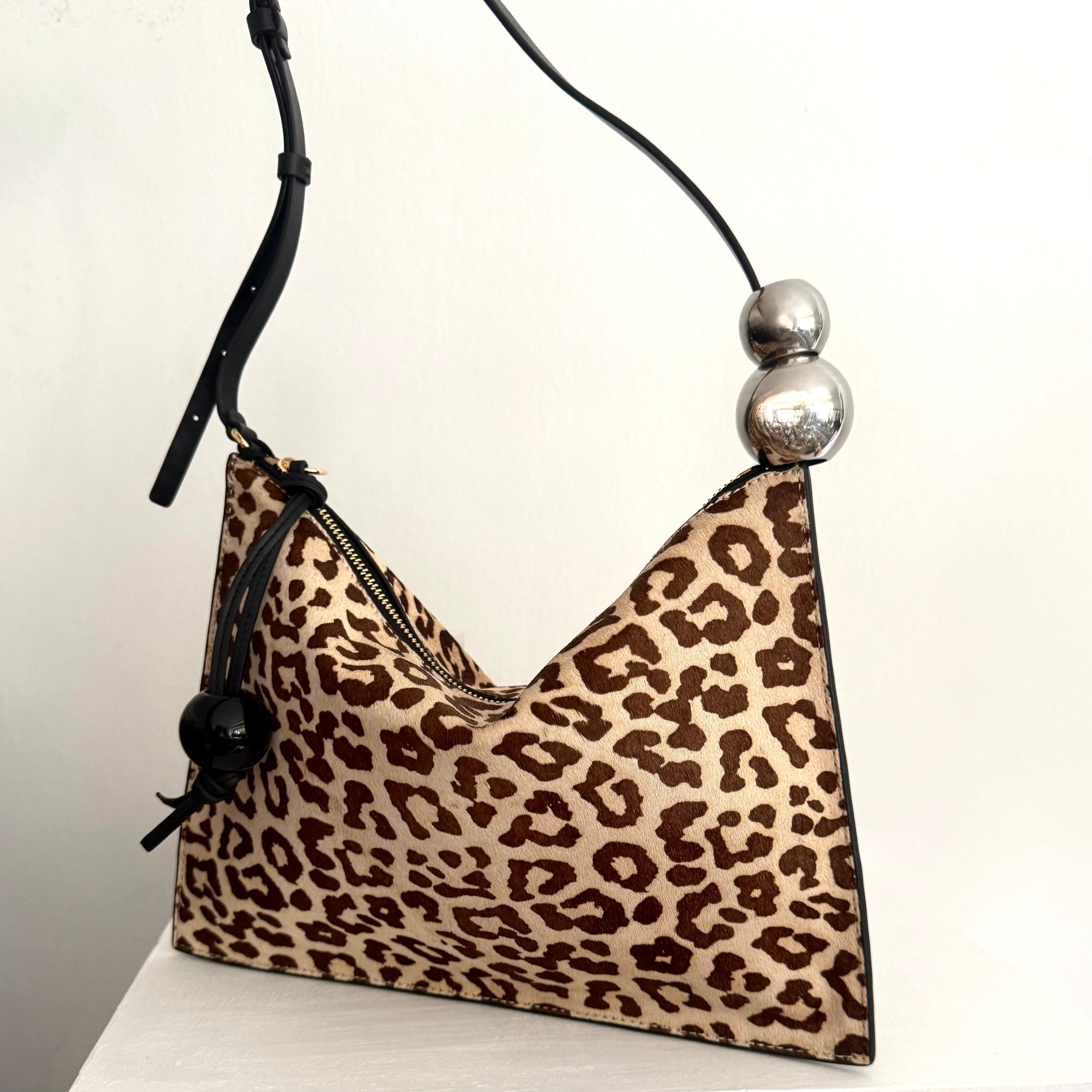 Babalon Rectangle Leopard Shoulder Bag