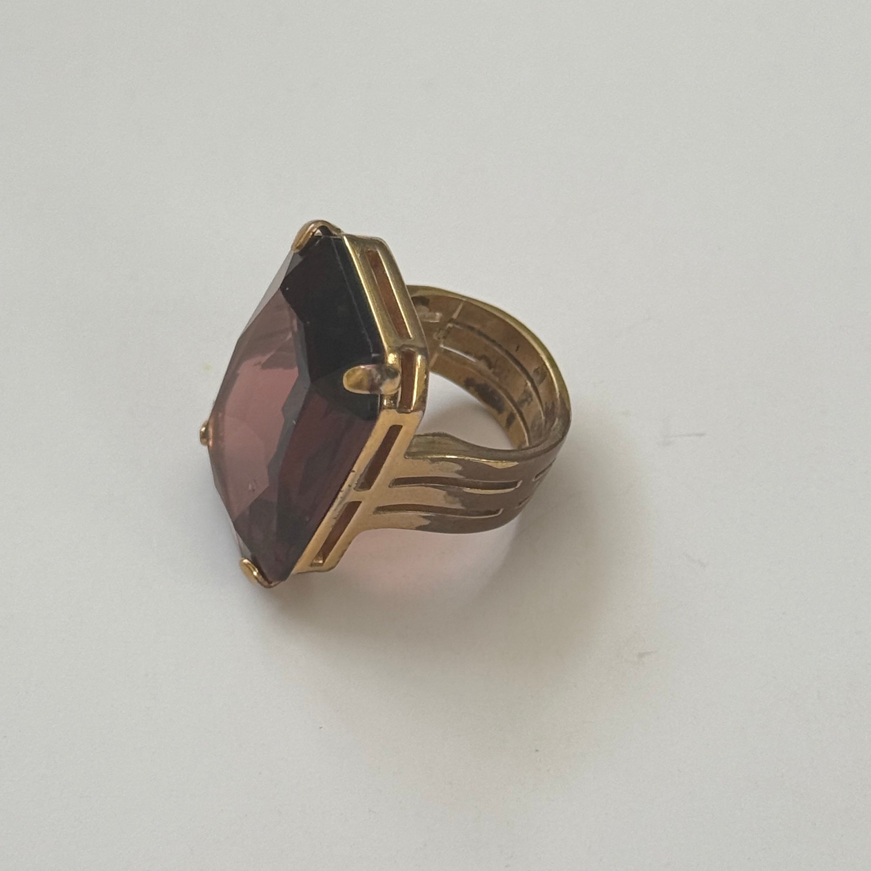 Swarovski Amethyst Small Cocktail Ring