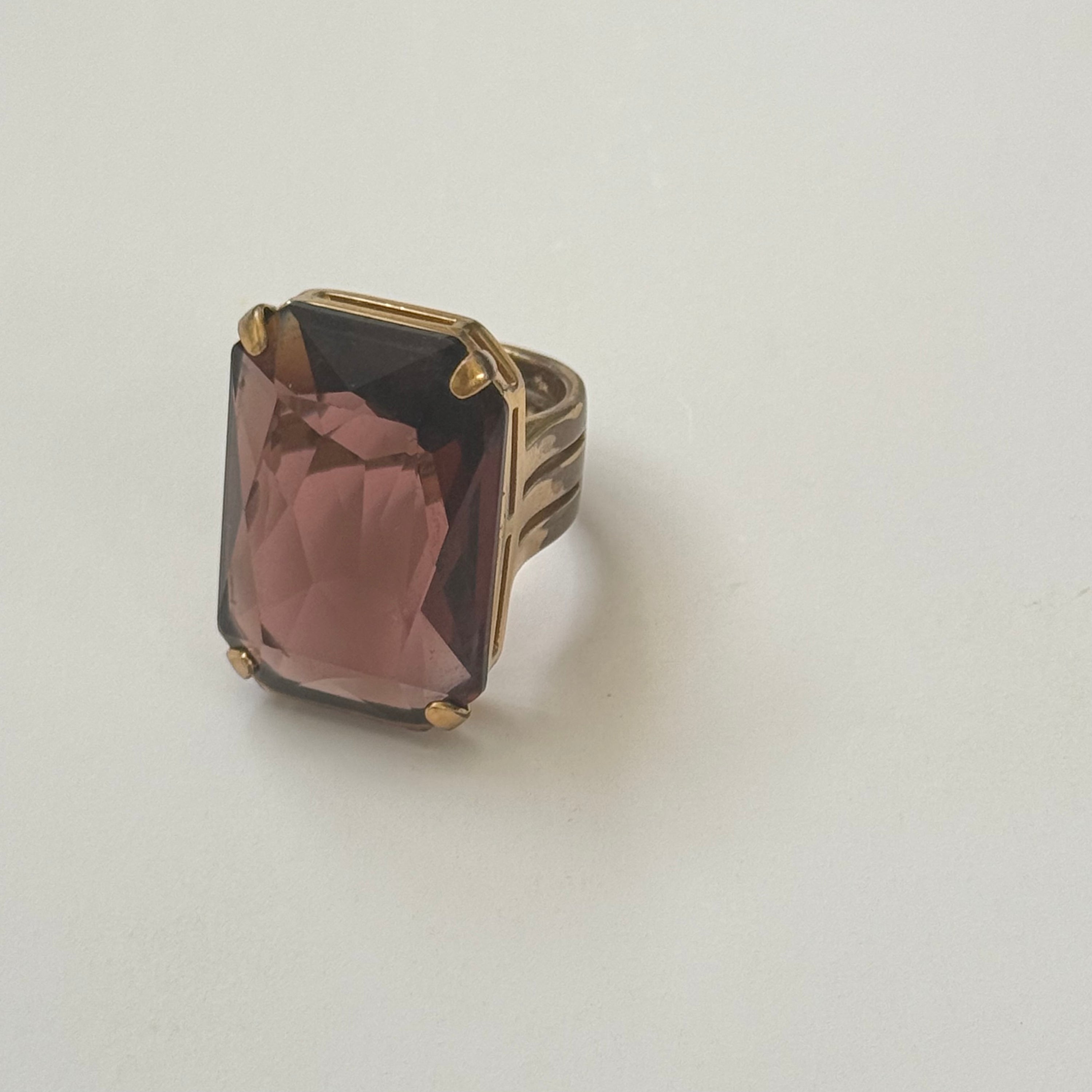Swarovski Amethyst Small Cocktail Ring
