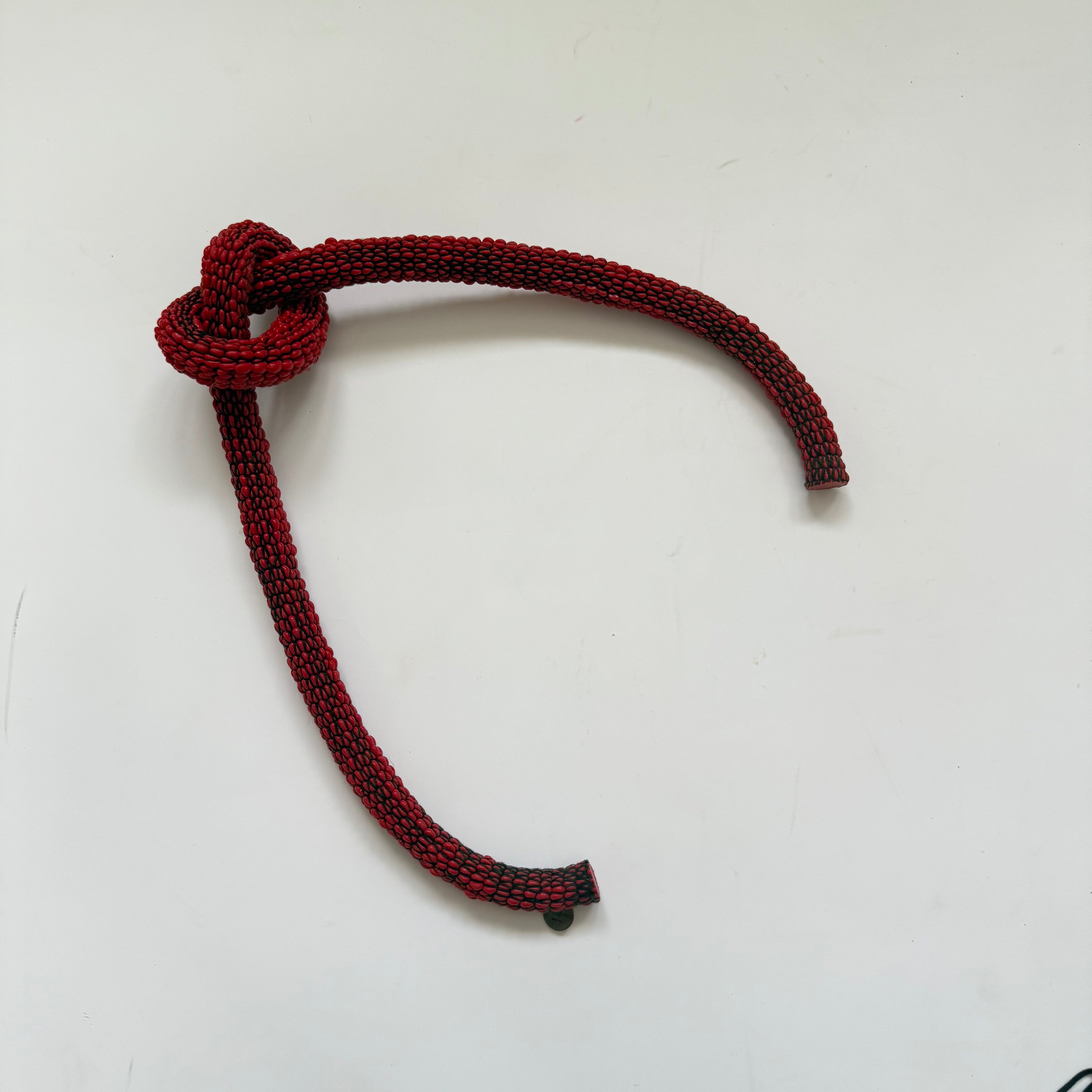 Noeud Red Short Necklace S