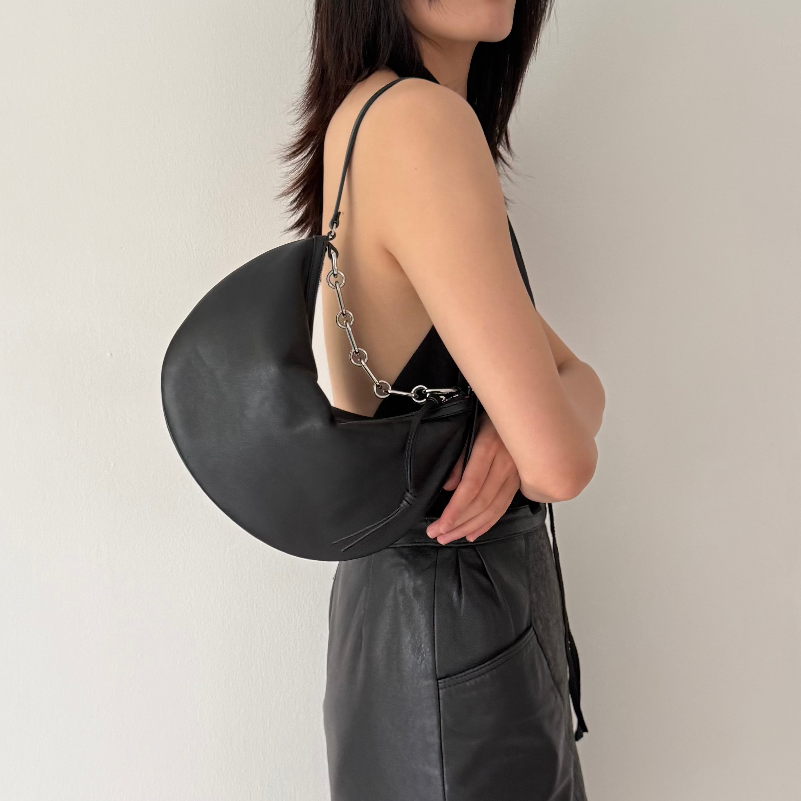 Mini Moon Shoulder Bag Sample