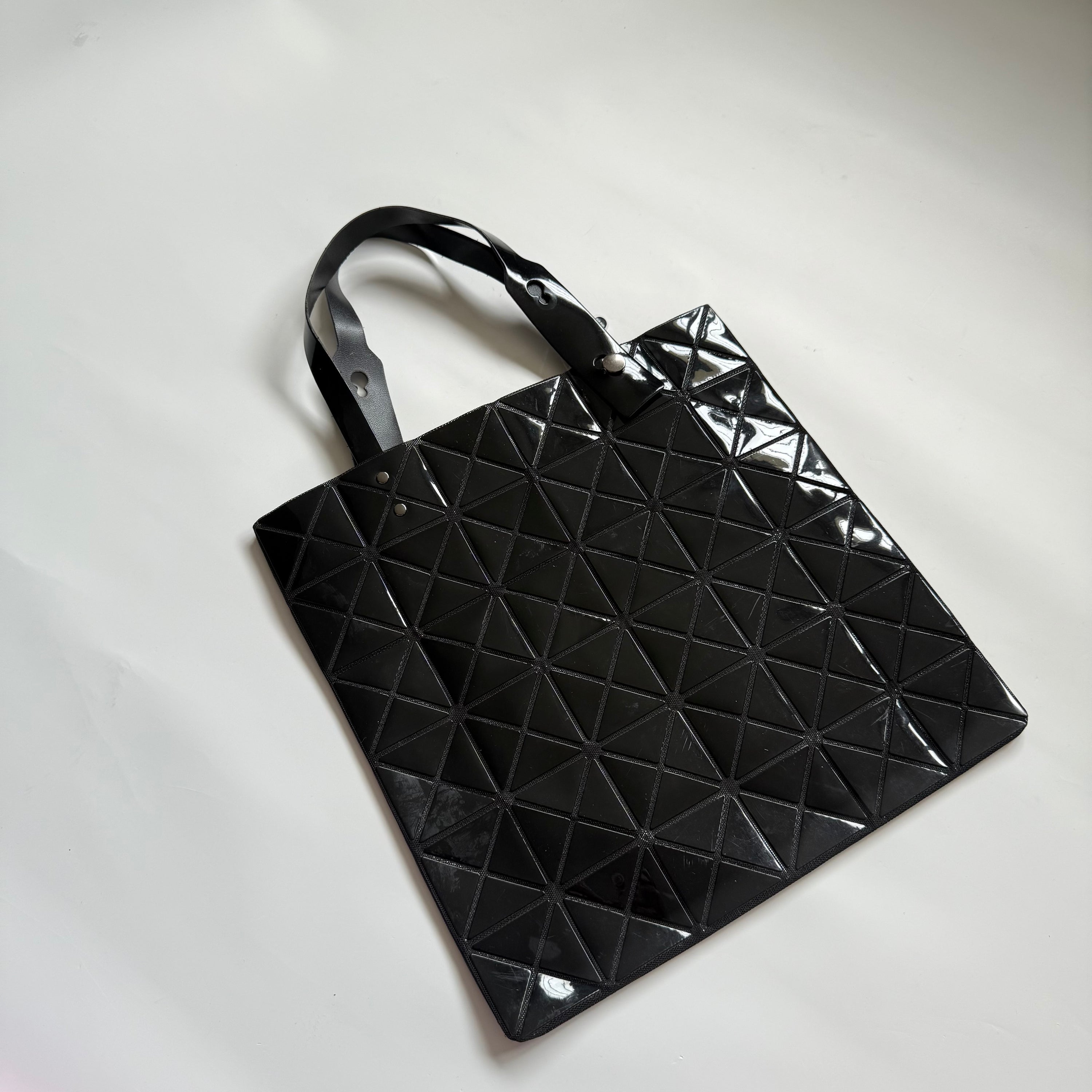 Geometric Black Tote Bag inspired by the Bao Bao