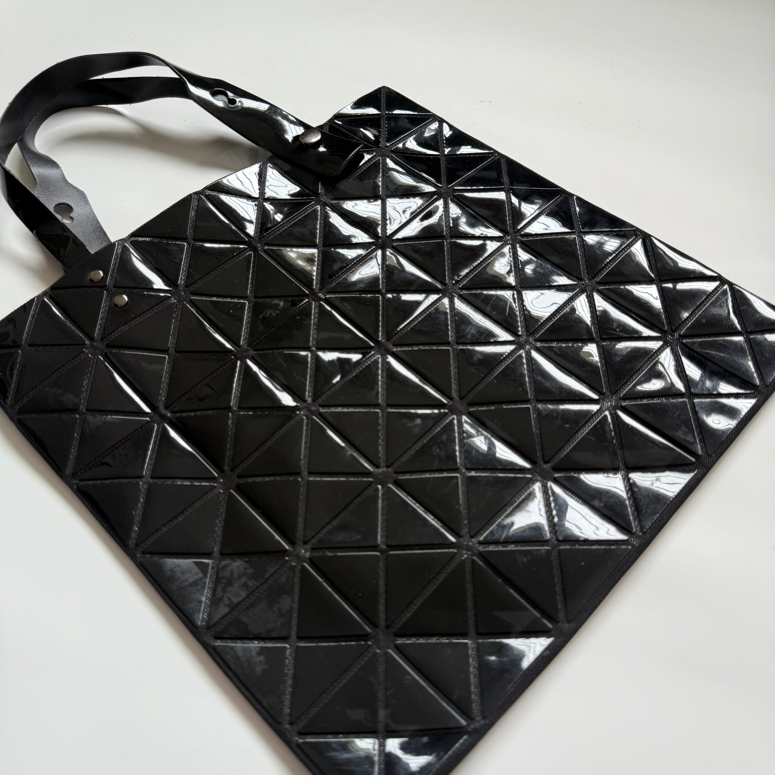 Geometric Black Tote Bag inspired by the Bao Bao