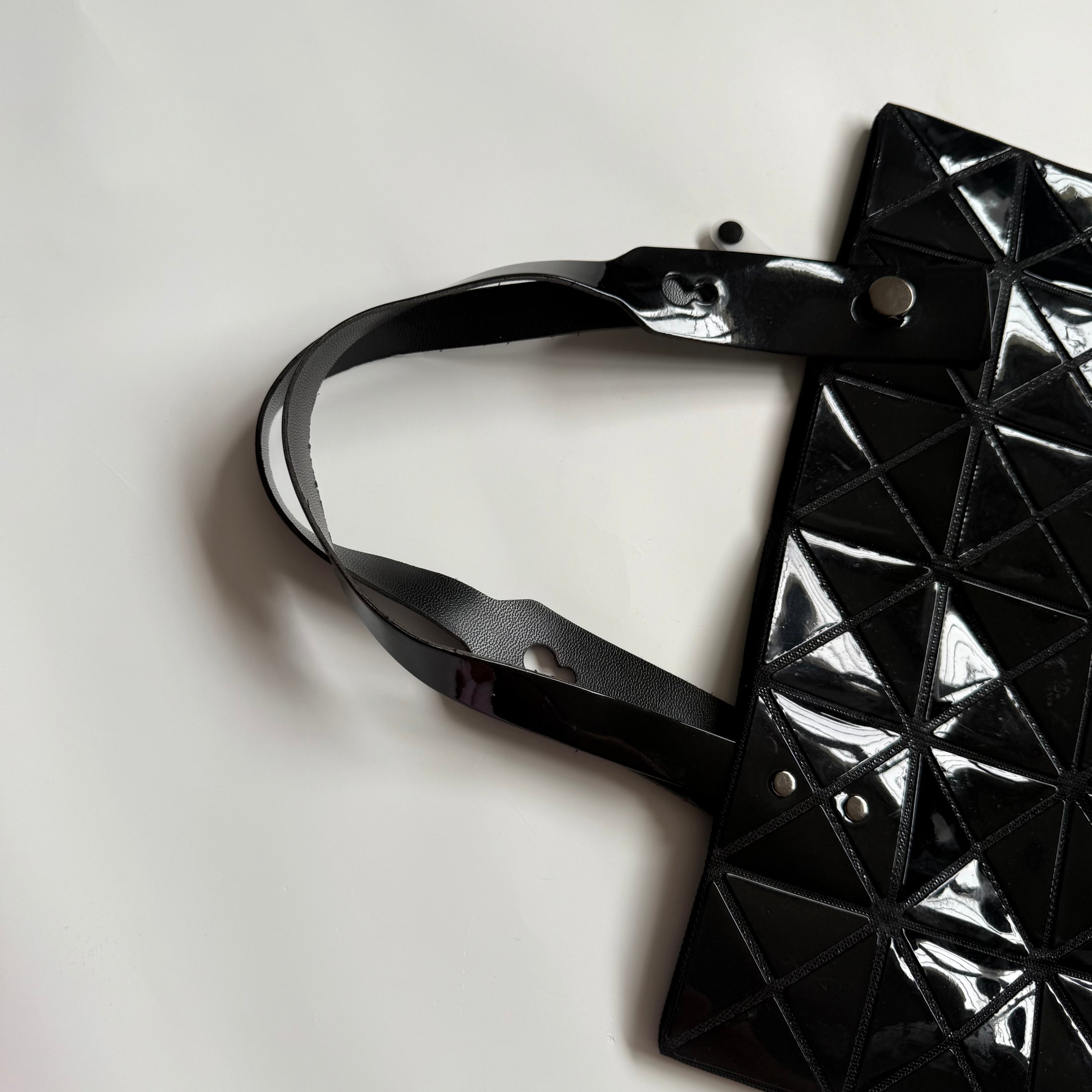 Geometric Black Tote Bag inspired by the Bao Bao