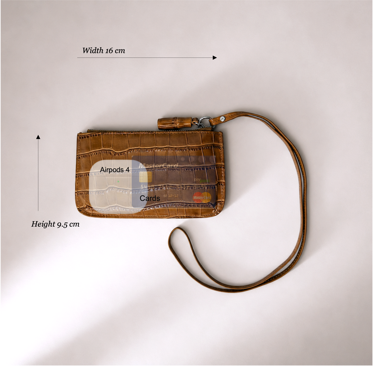 Le Coin Caramel Croco-Embossed (Coming Soon)
