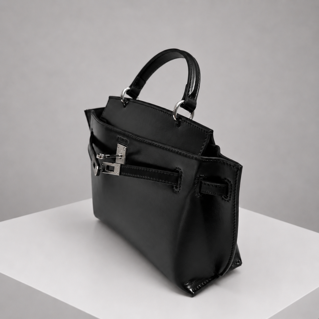 Le H 30 Black Leather Shoulder Bag (PRE-ORDER)