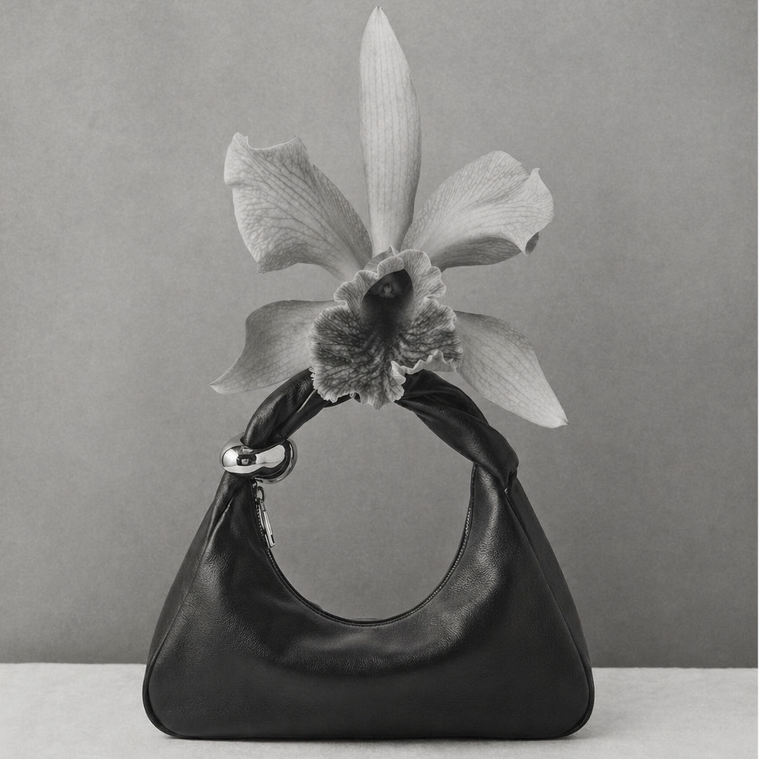 Orbit Lightweight Leather Sculptural Bag (COMING SOON)