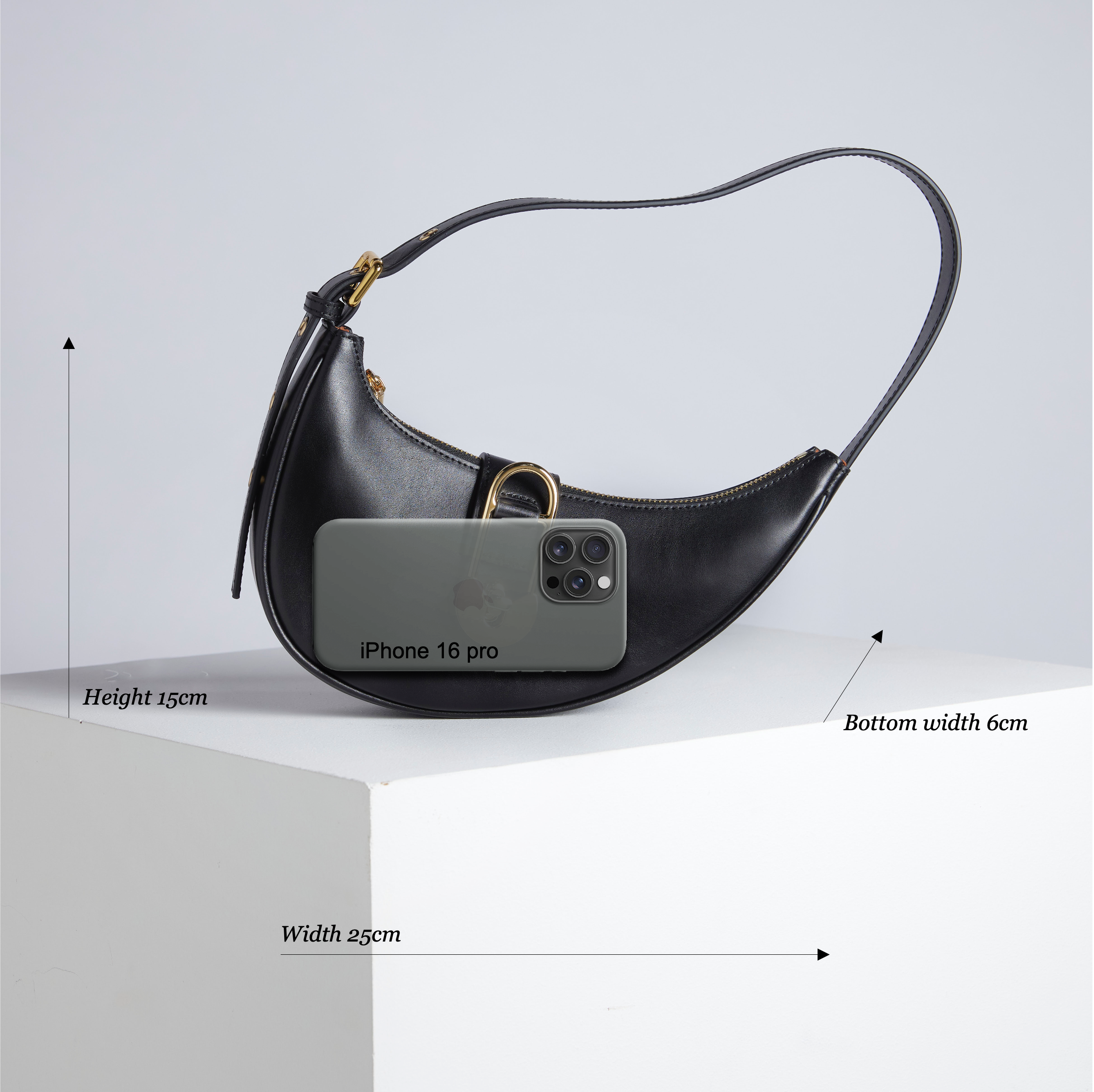 Lovelock Lightweight Leather Shoulder Bag
