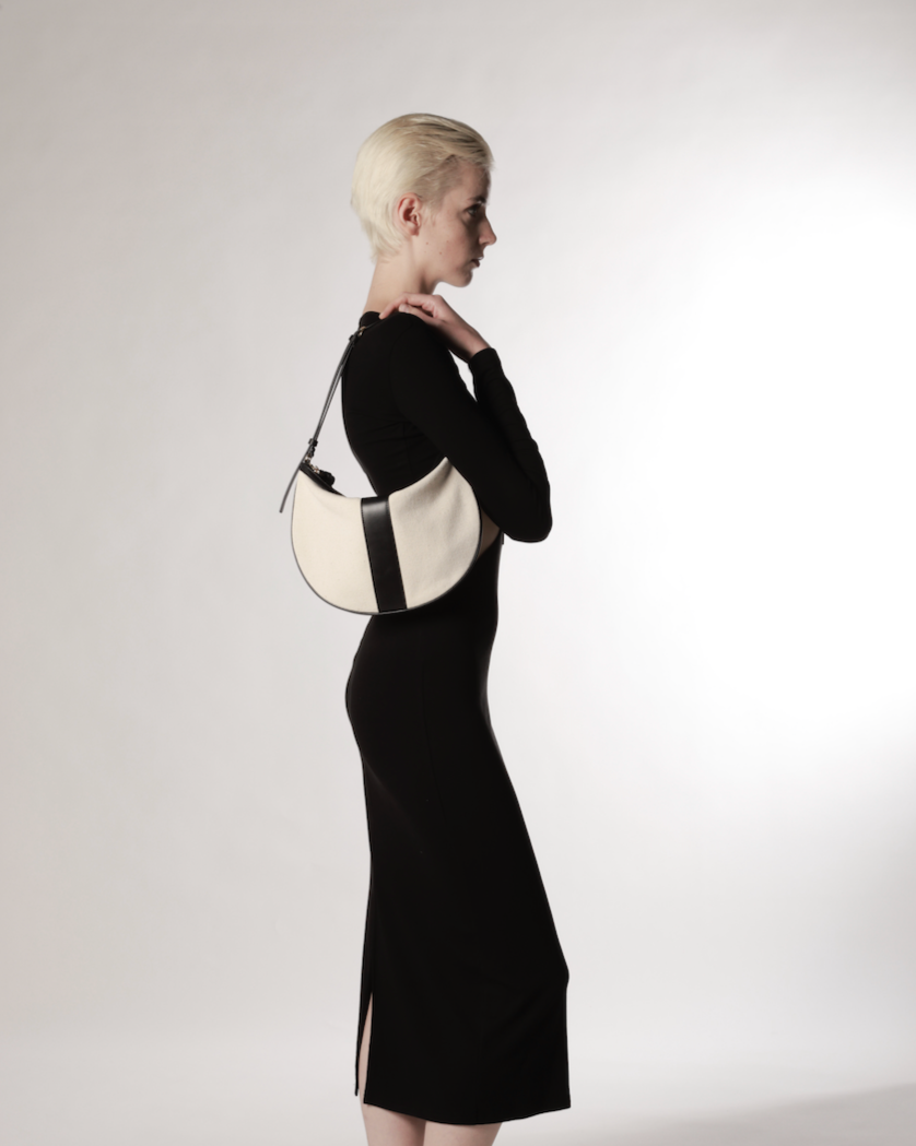 Babalon Moon Canvas Black Calf Trim