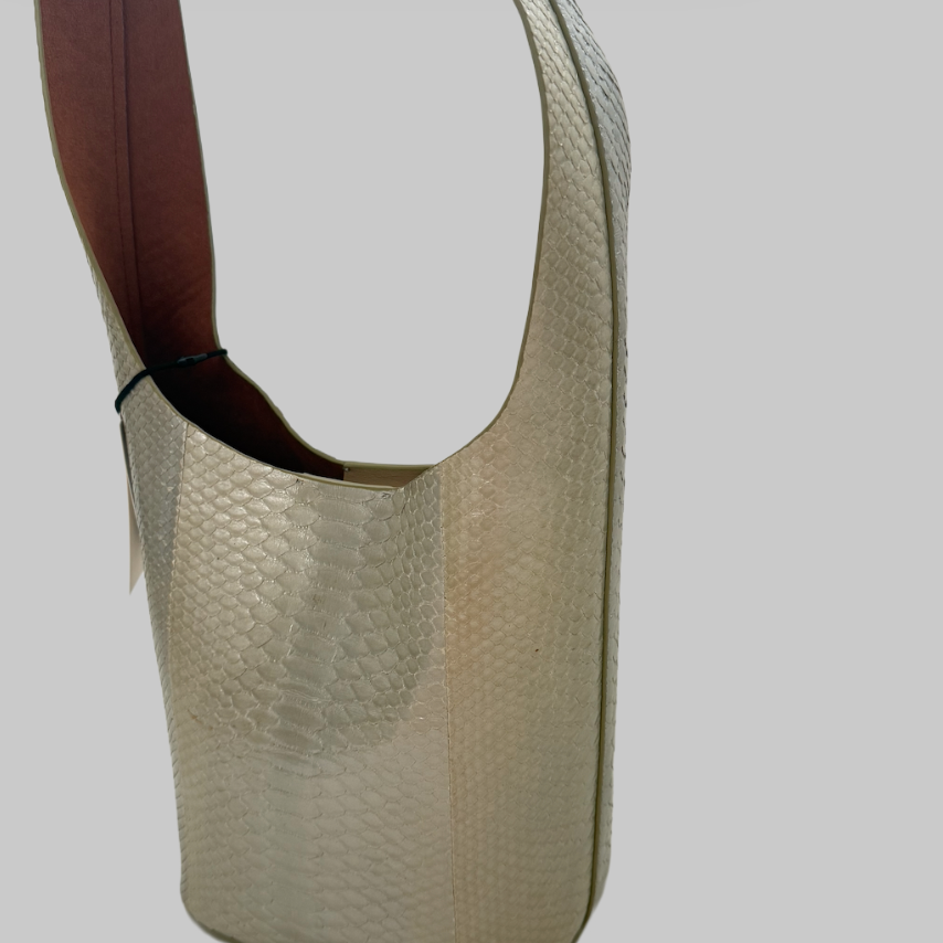 Vessel Cream Pearl Bucket Bag